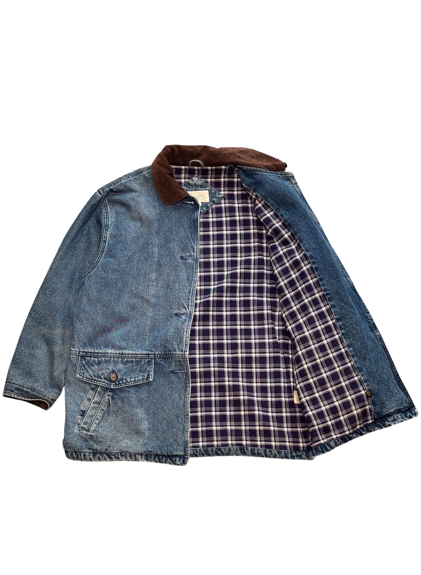 (SUP-518) ST.JOHN'S BAY DENIM COVERALL JACKET