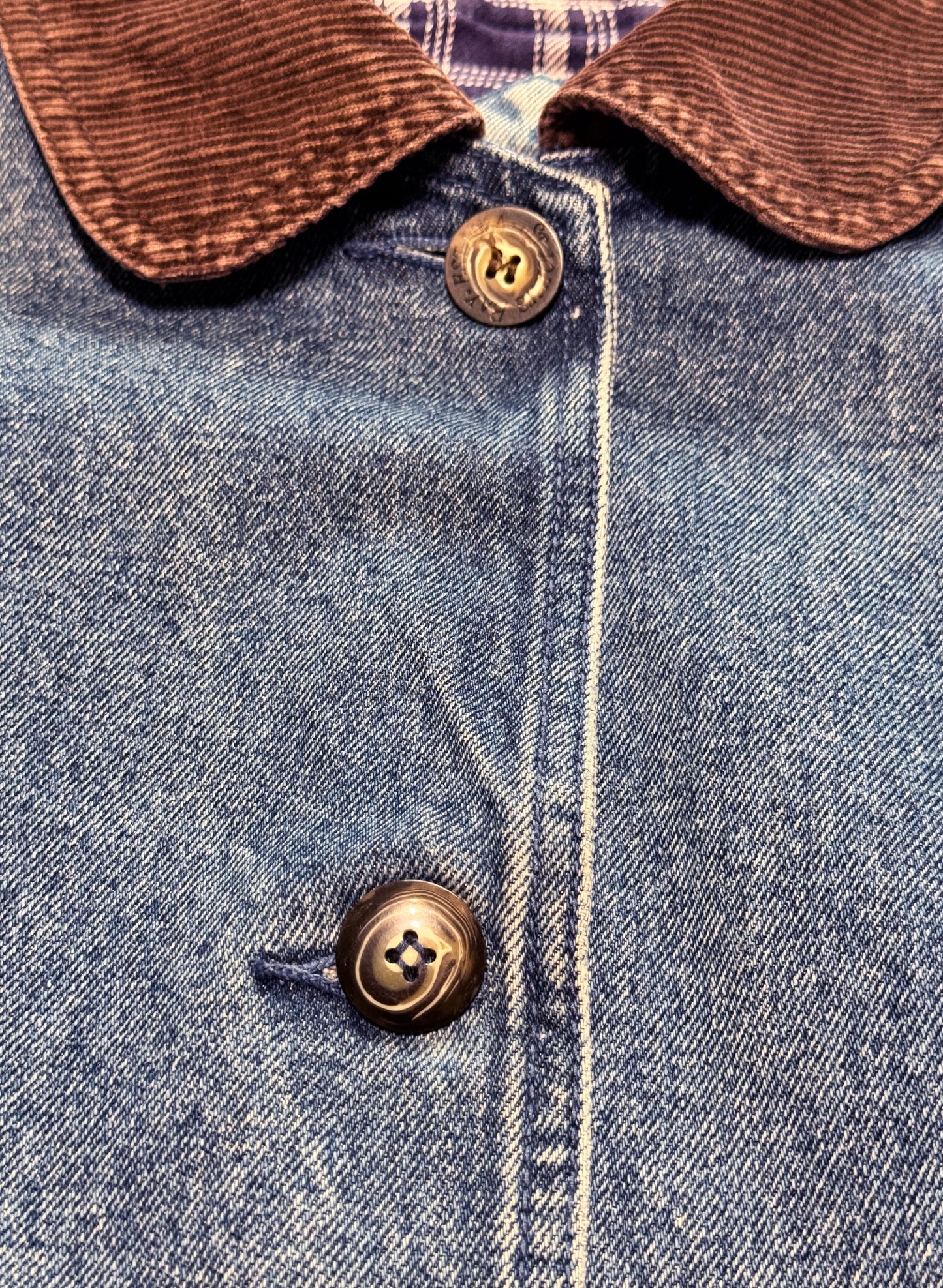 (SUP-518) ST.JOHN'S BAY DENIM COVERALL JACKET