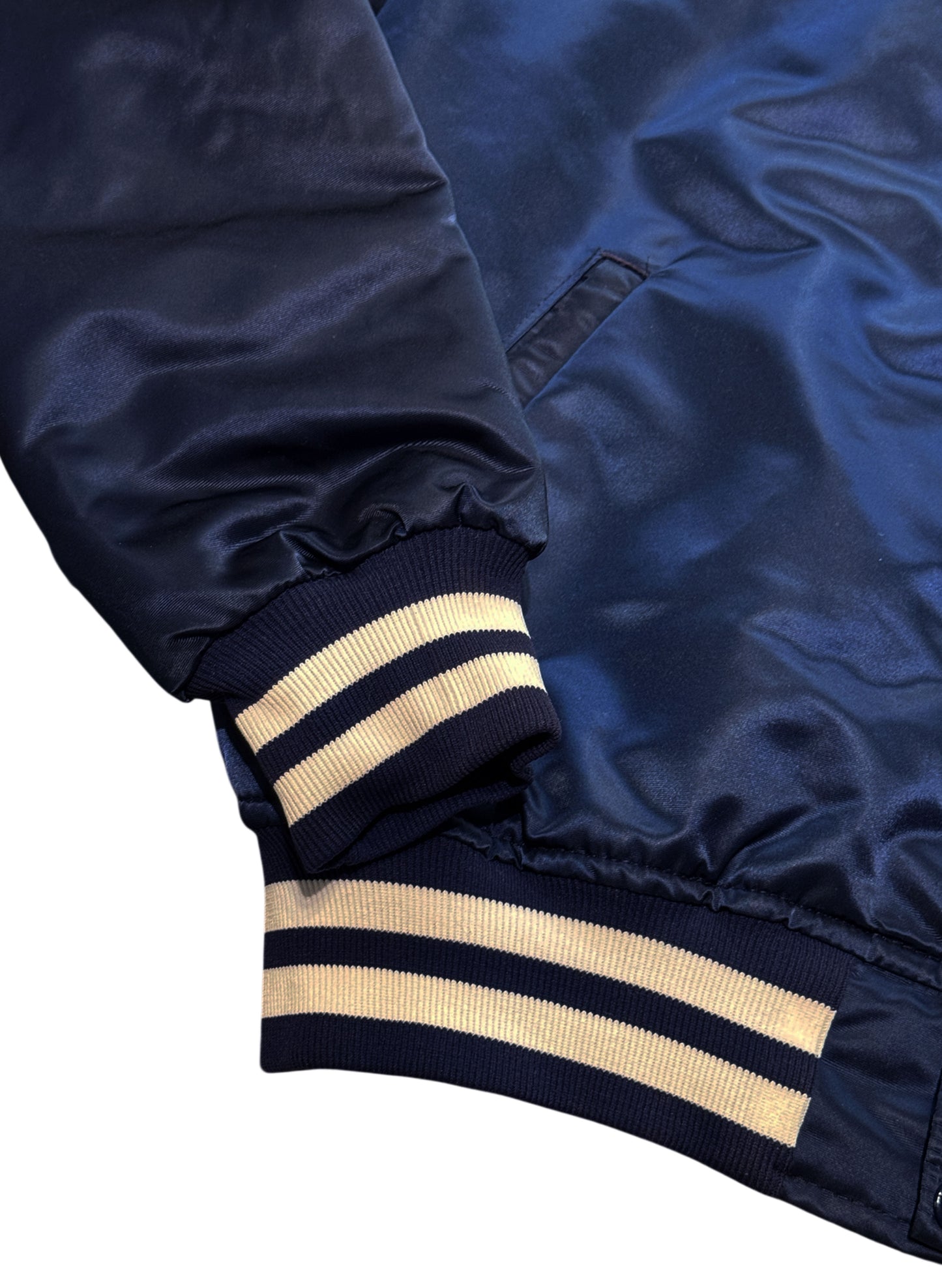 (SUP-551) STARTER NEW YORK YANKEES NYLON STADIUM JACKET - L - MADE IN U.S.A.