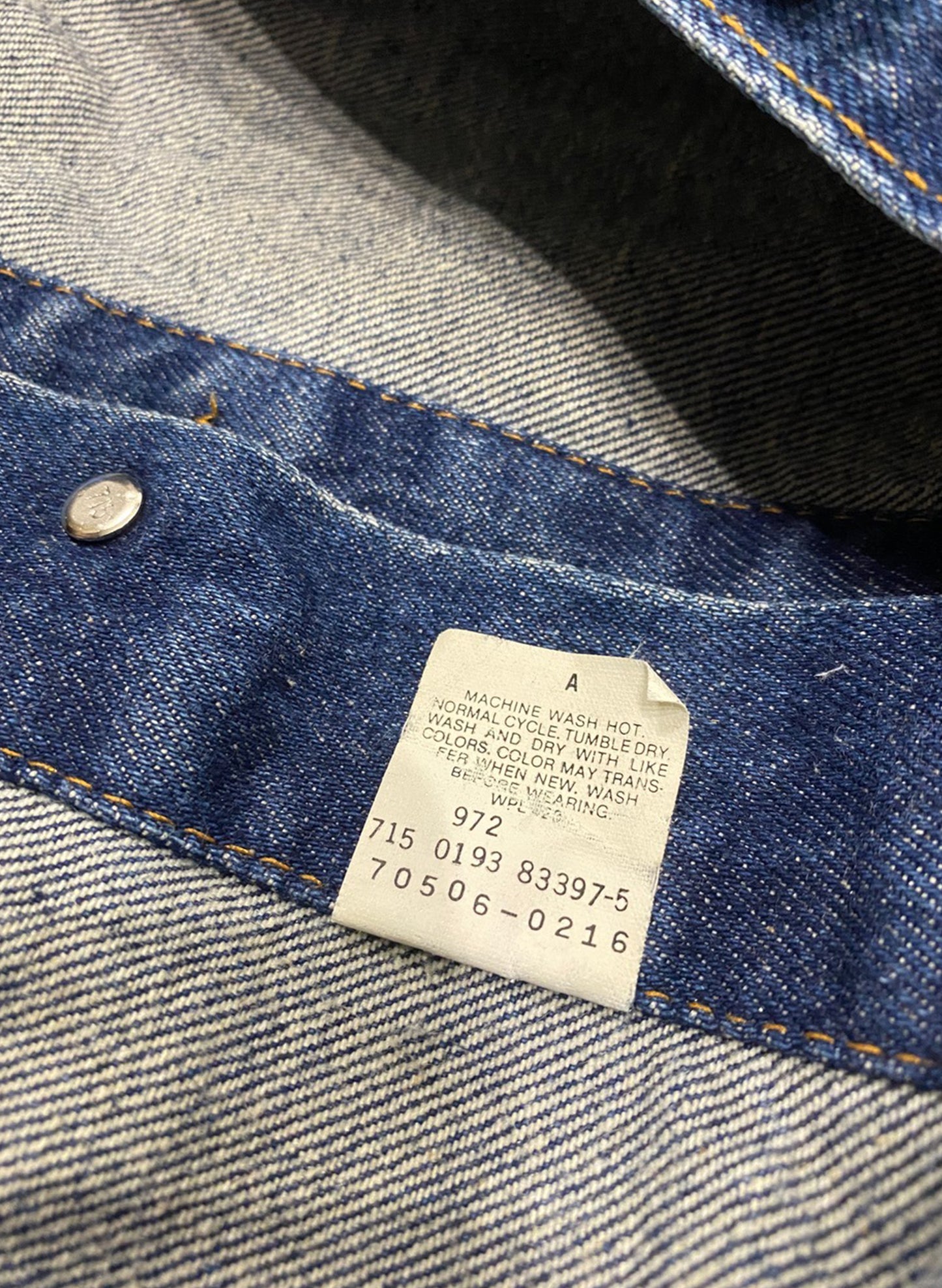 (SUP-015)  LEVI’S 70506 - 0216 - MADE IN U.S.A.  (42・L相当)