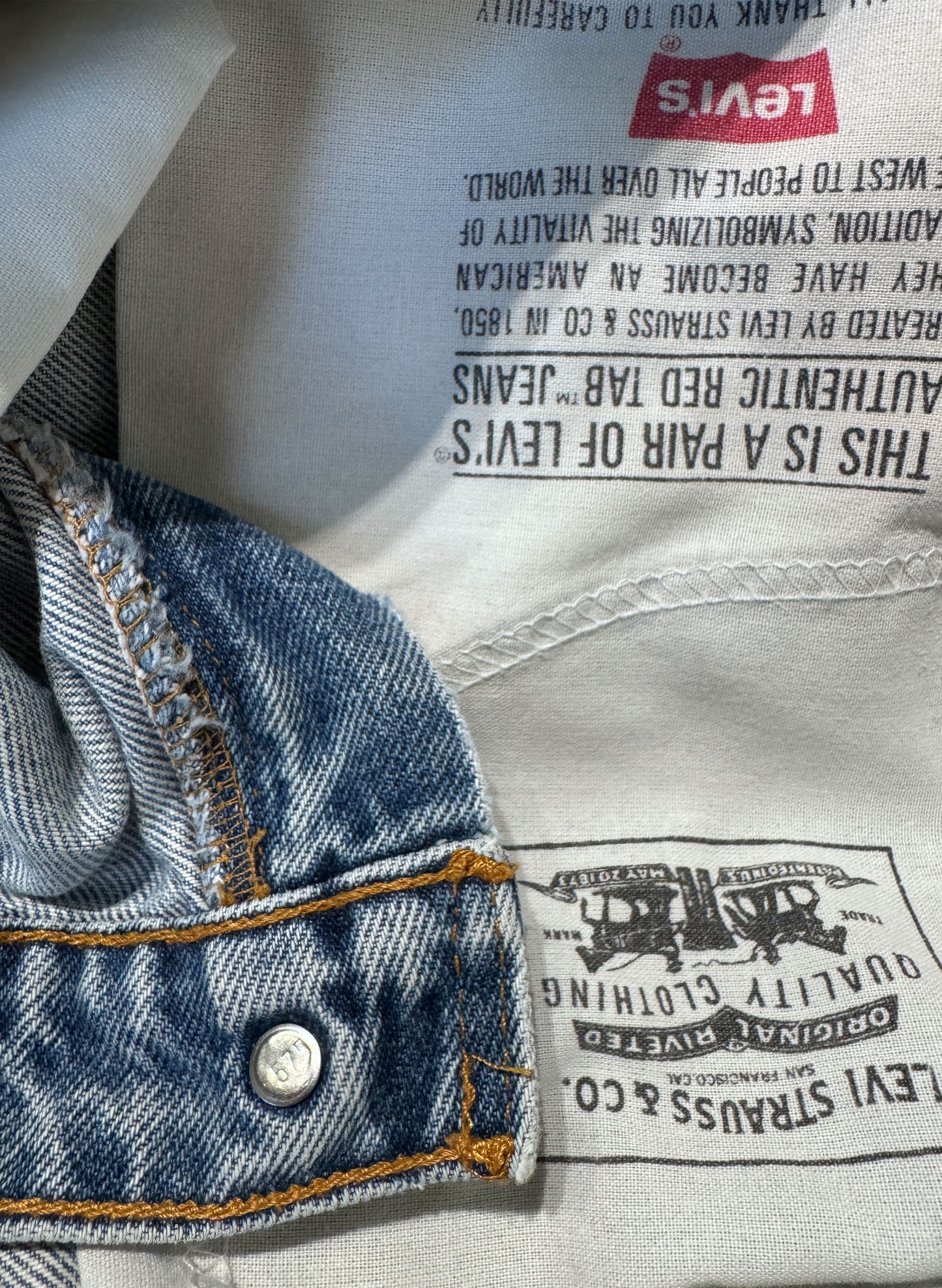 (SUP-052)  LEVI’S 505 - MADE IN U.S.A（W34）