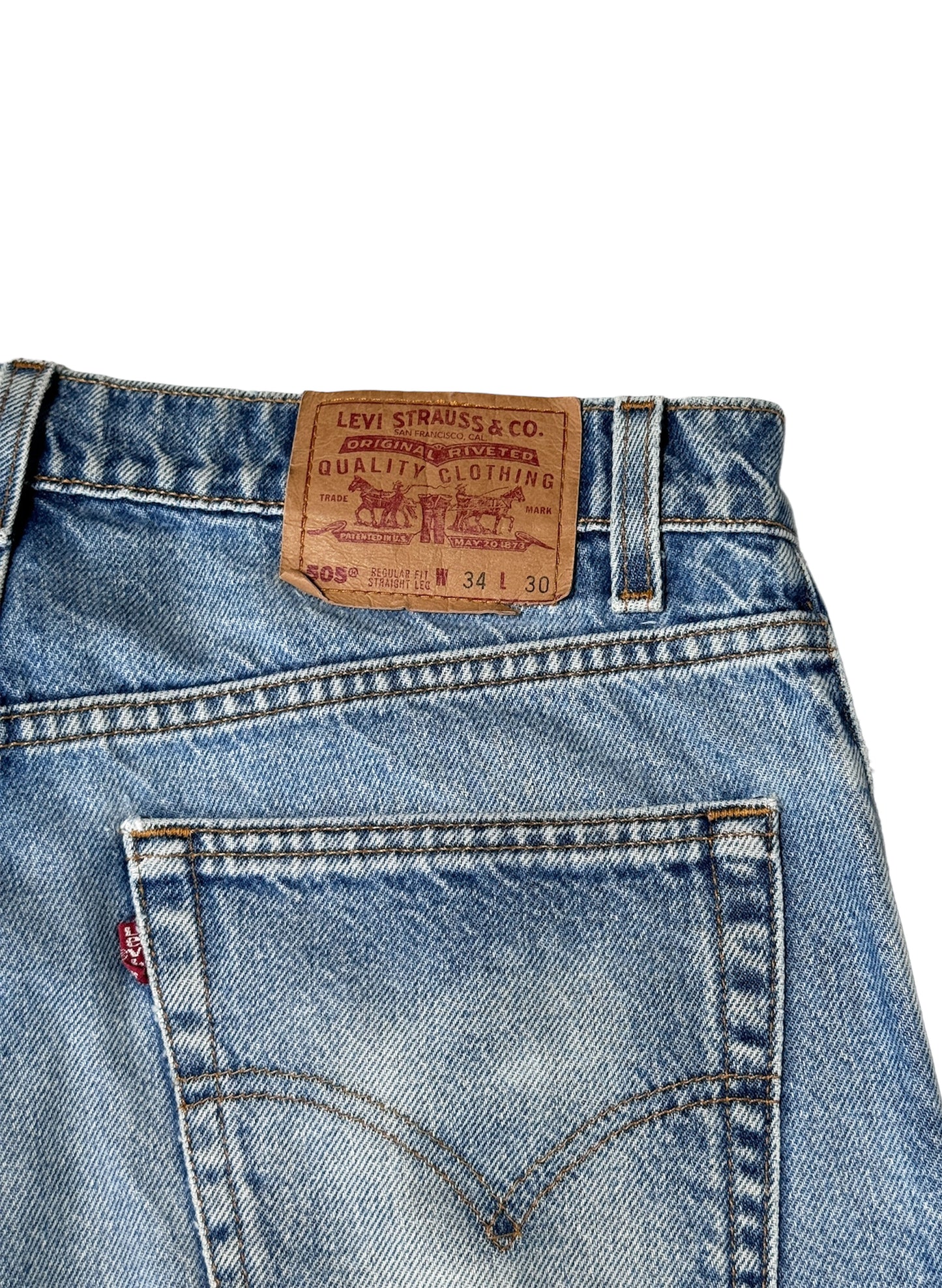 (SUP-052)  LEVI’S 505 - MADE IN U.S.A（W34）