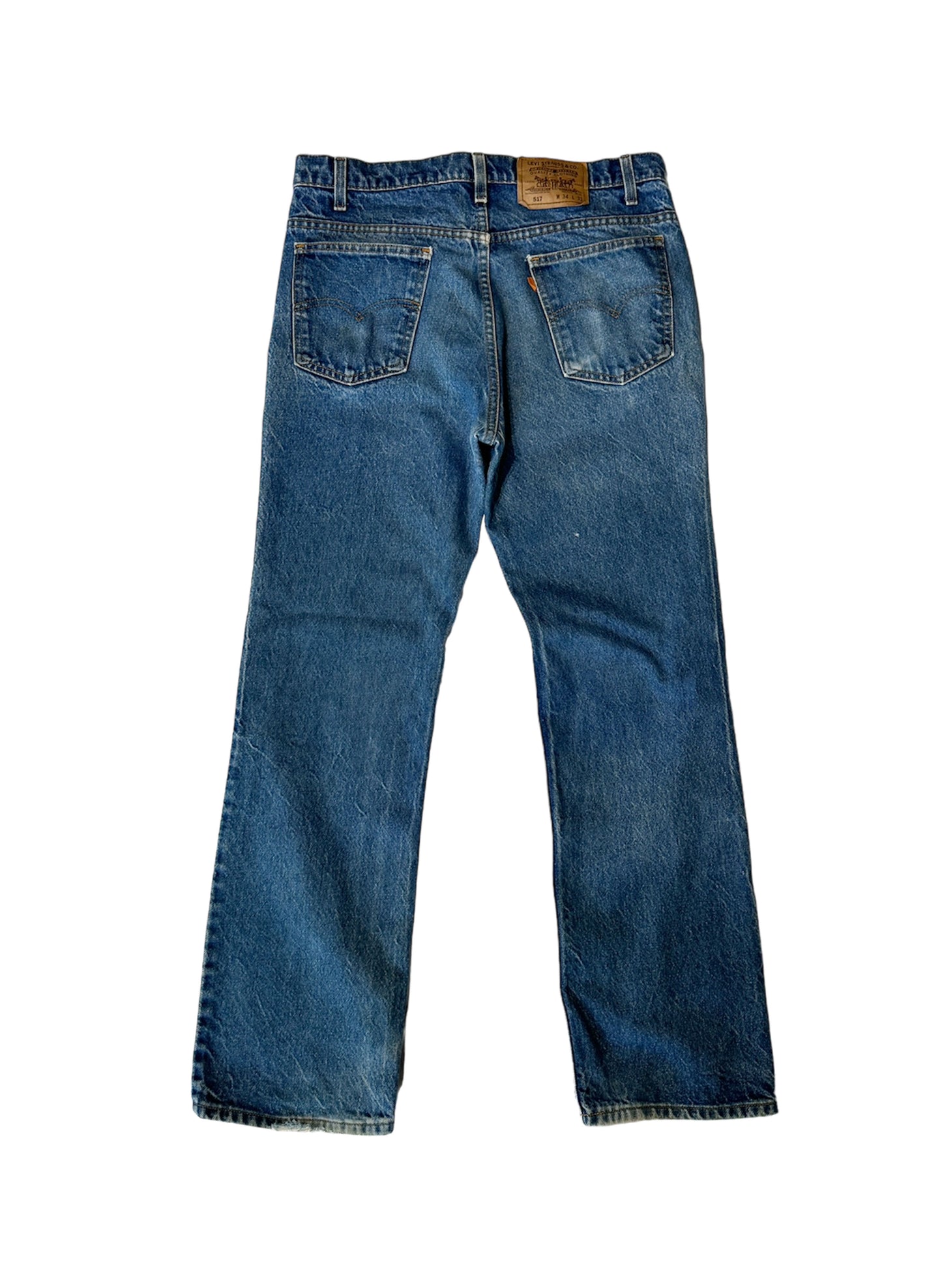 (SUP-071)  LEVI’S  517 "ORANGE TAB" - MADE IN U.S.A（W34）