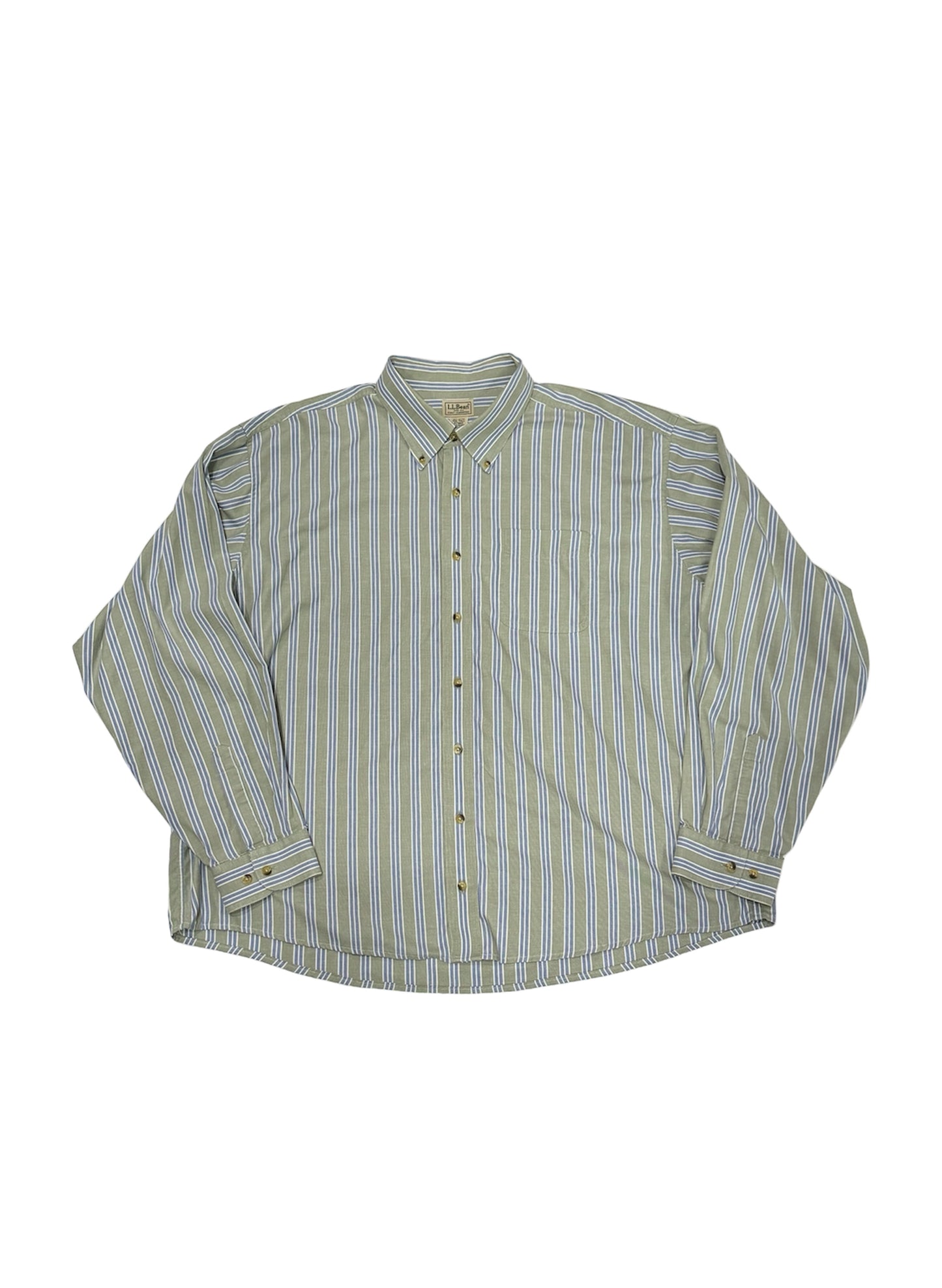 SUP-126  L.L.BEAN STRIPE SHIRT "BIG SIZE" (XXL)