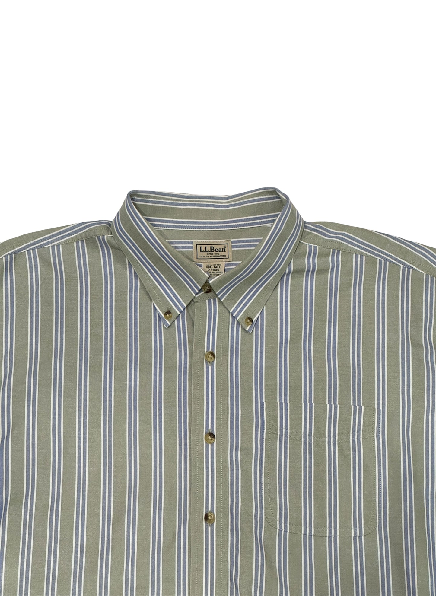 SUP-126  L.L.BEAN STRIPE SHIRT "BIG SIZE" (XXL)