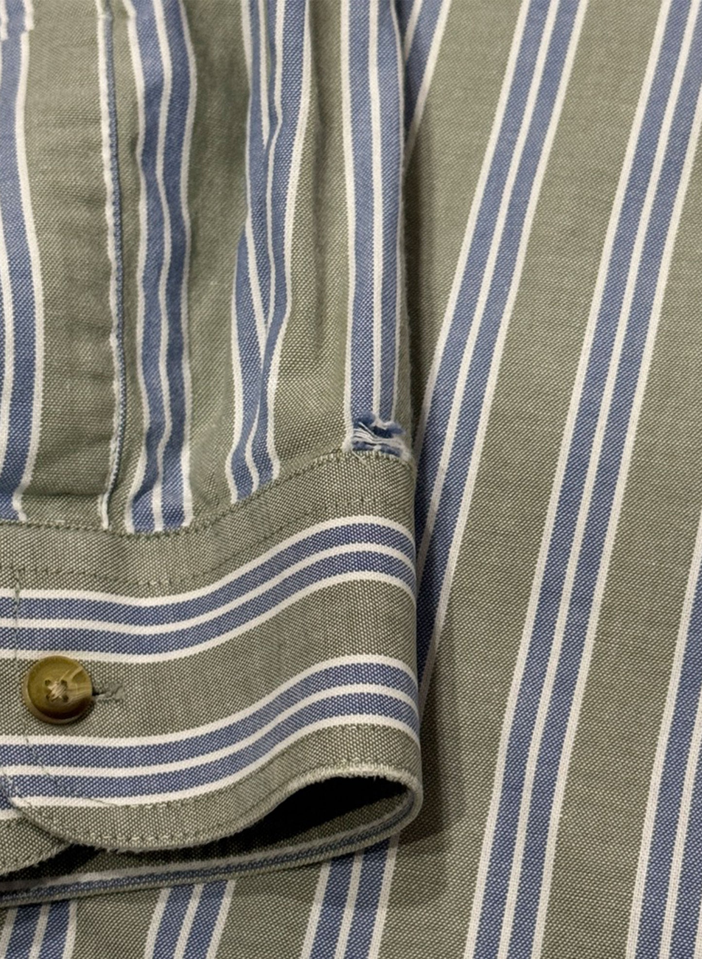 SUP-126  L.L.BEAN STRIPE SHIRT "BIG SIZE" (XXL)