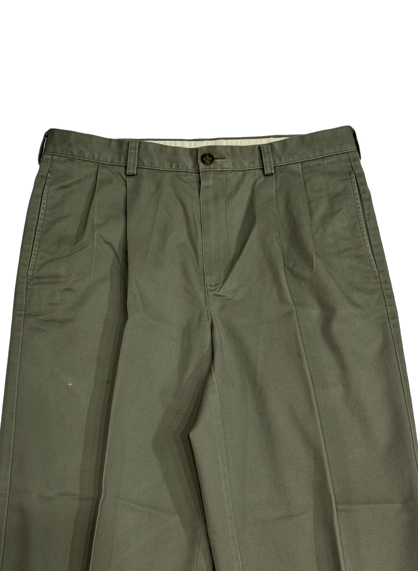 SUP-127  L.L.BEAN 2TUCK CHINO TROUSERS (w33）