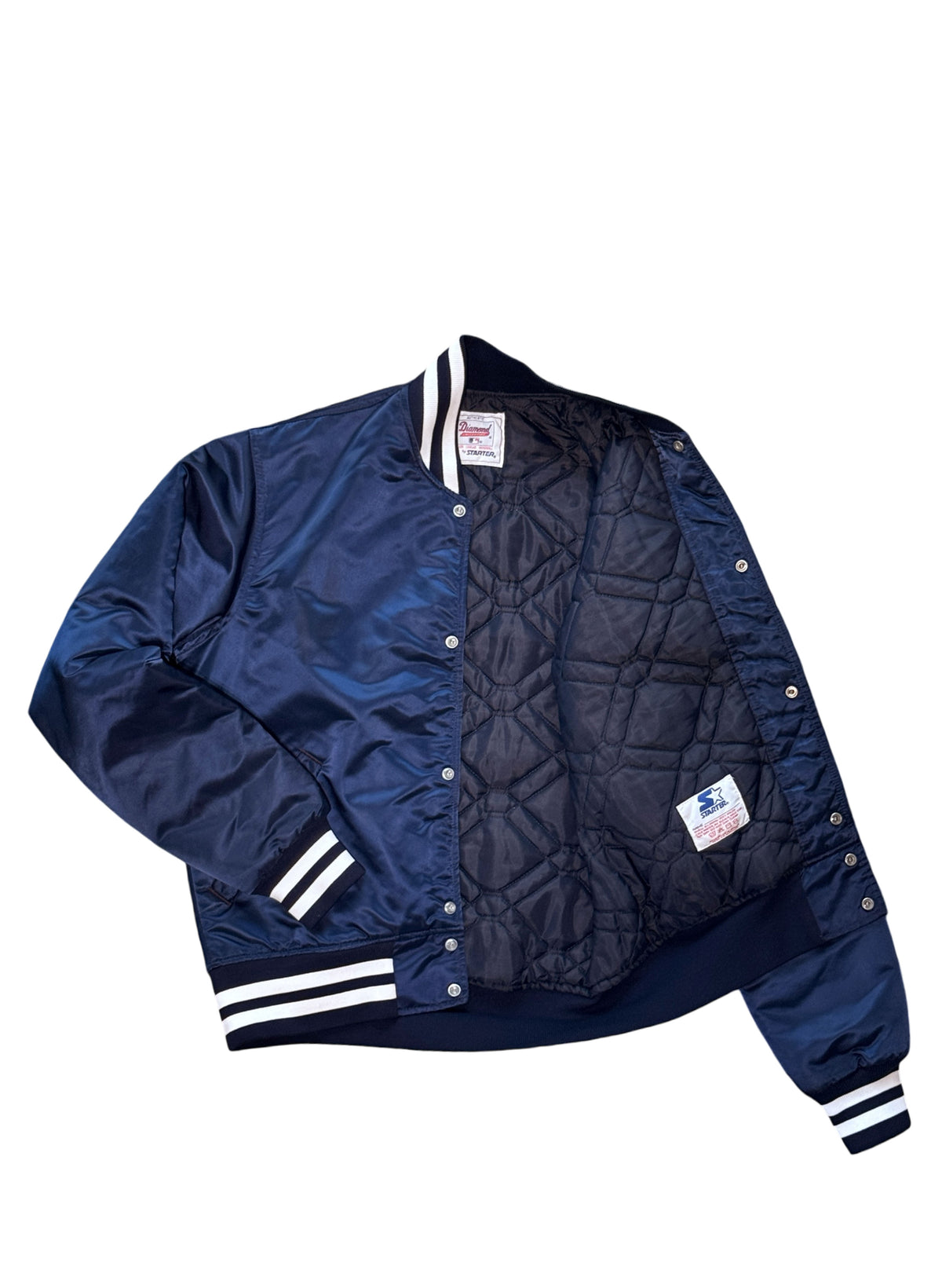 (SUP-763) STARTER NEW YORK YANKEES NYLON STADIUM JACKET - S - MADE IN JAMAICA