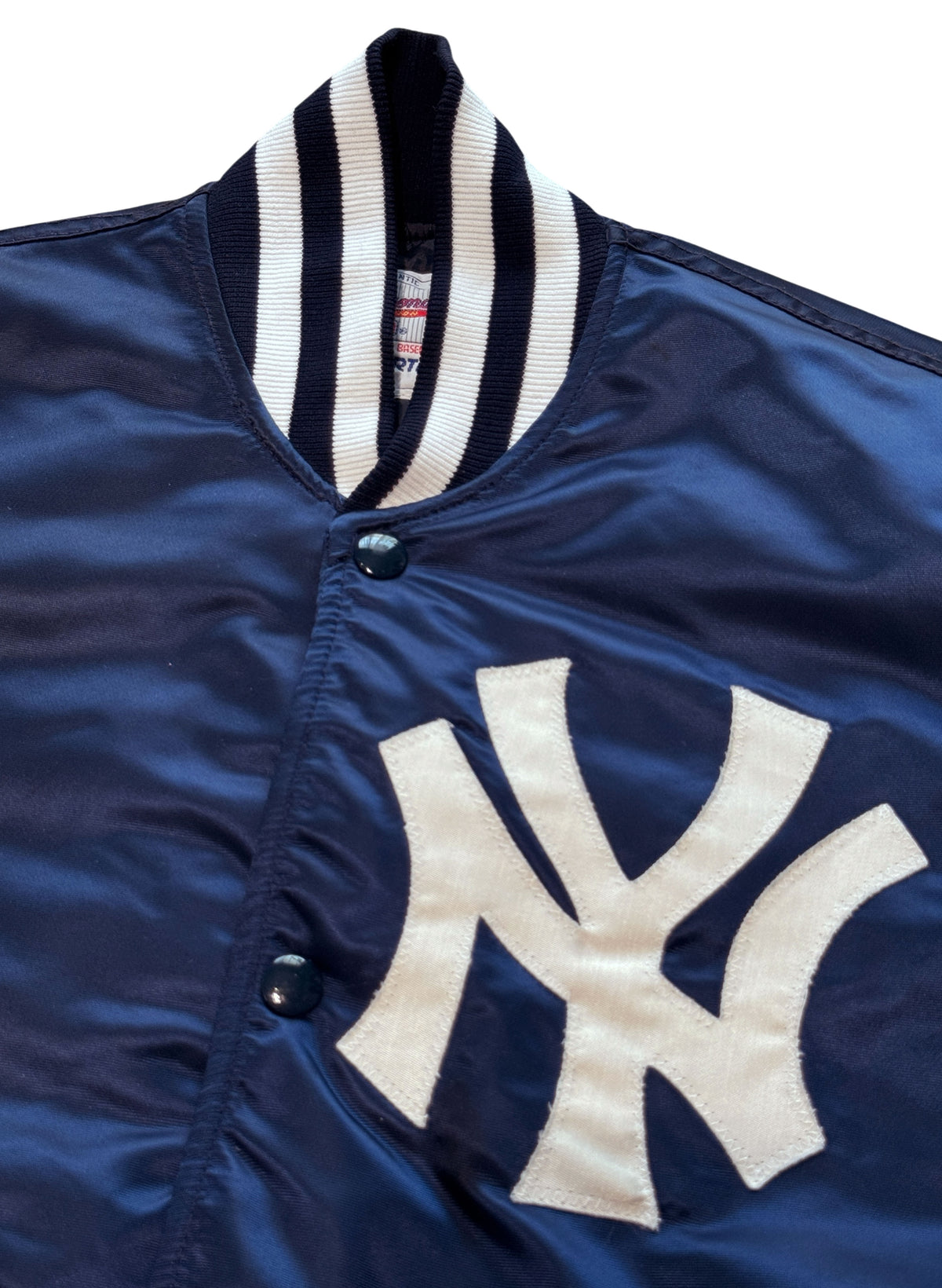 (SUP-763) STARTER NEW YORK YANKEES NYLON STADIUM JACKET - S - MADE IN JAMAICA