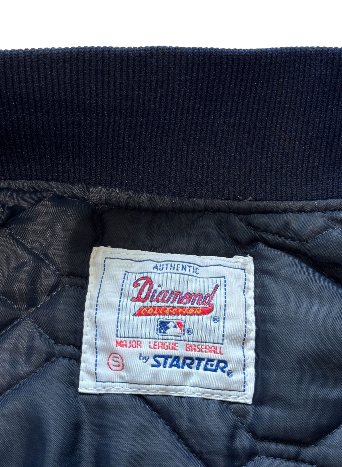 (SUP-763) STARTER NEW YORK YANKEES NYLON STADIUM JACKET - S - MADE IN JAMAICA