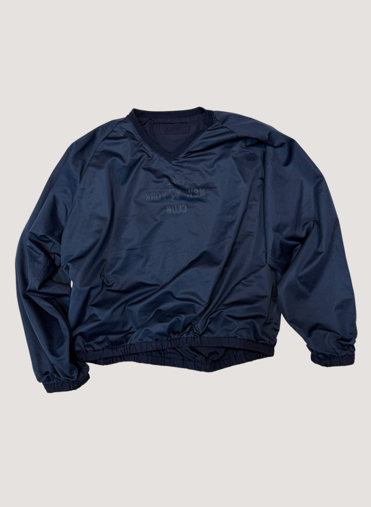 WOODBLOCK x NEW NEW YORK CLUB PULL OVER NYLON JACKET NAVY (WB-26AW-006)