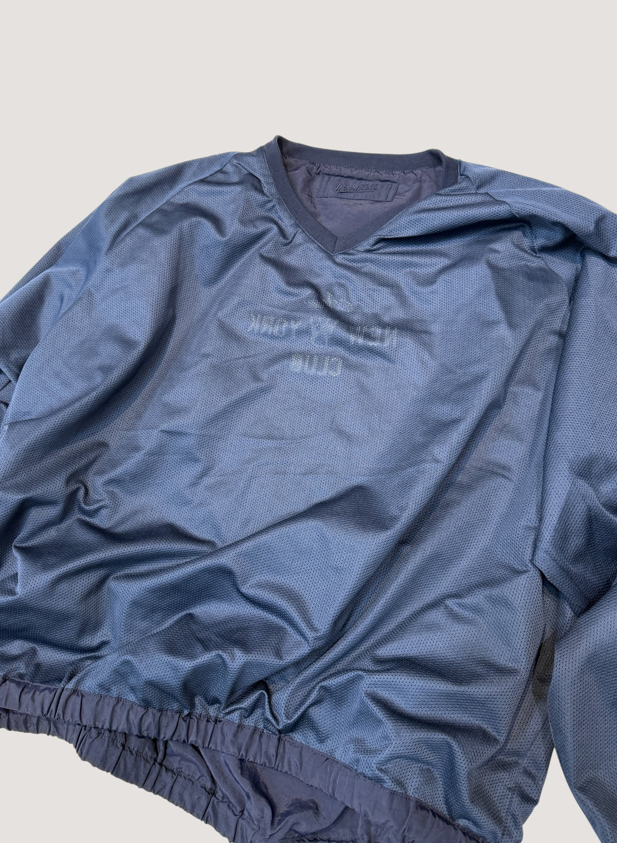 WOODBLOCK x NEW NEW YORK CLUB PULL OVER NYLON JACKET NAVY (WB-26AW-006)