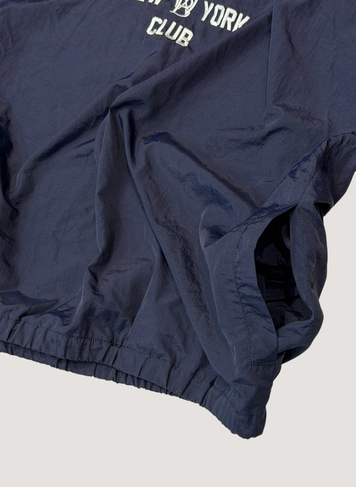 WOODBLOCK x NEW NEW YORK CLUB PULL OVER NYLON JACKET NAVY (WB-26AW-006)