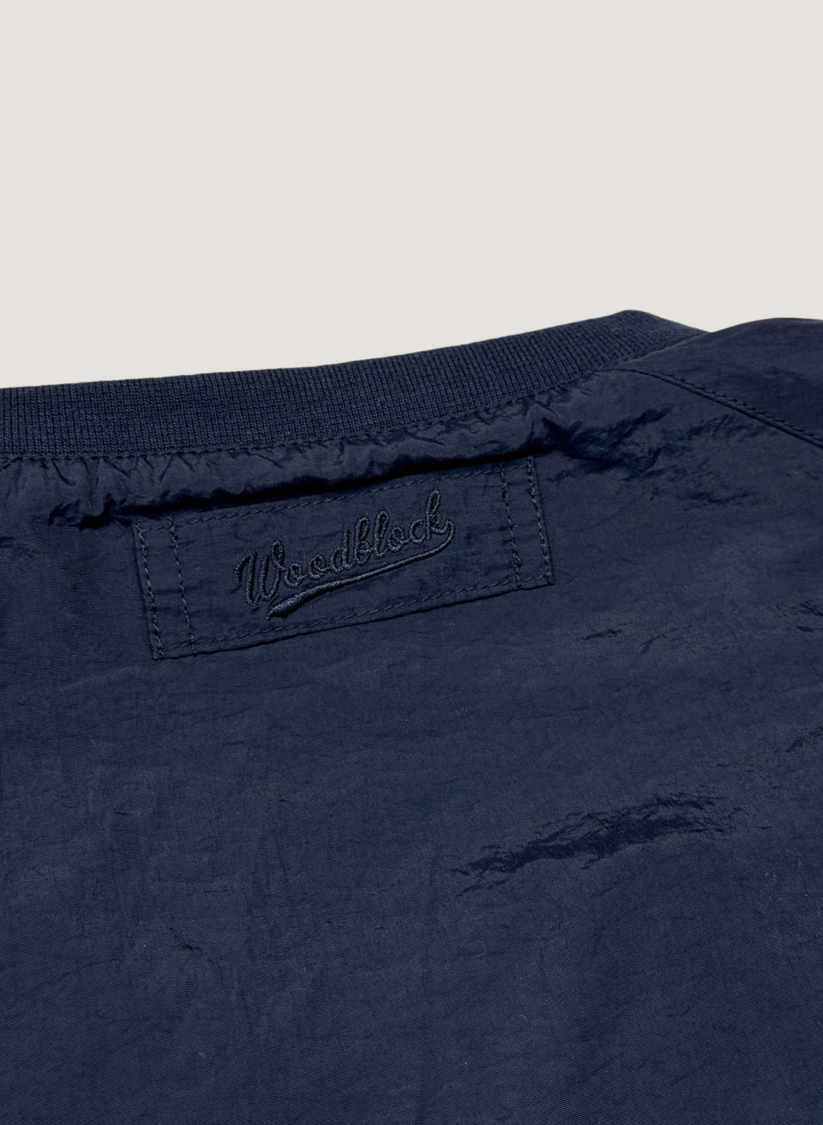 WOODBLOCK x NEW NEW YORK CLUB PULL OVER NYLON JACKET NAVY (WB-26AW-006)