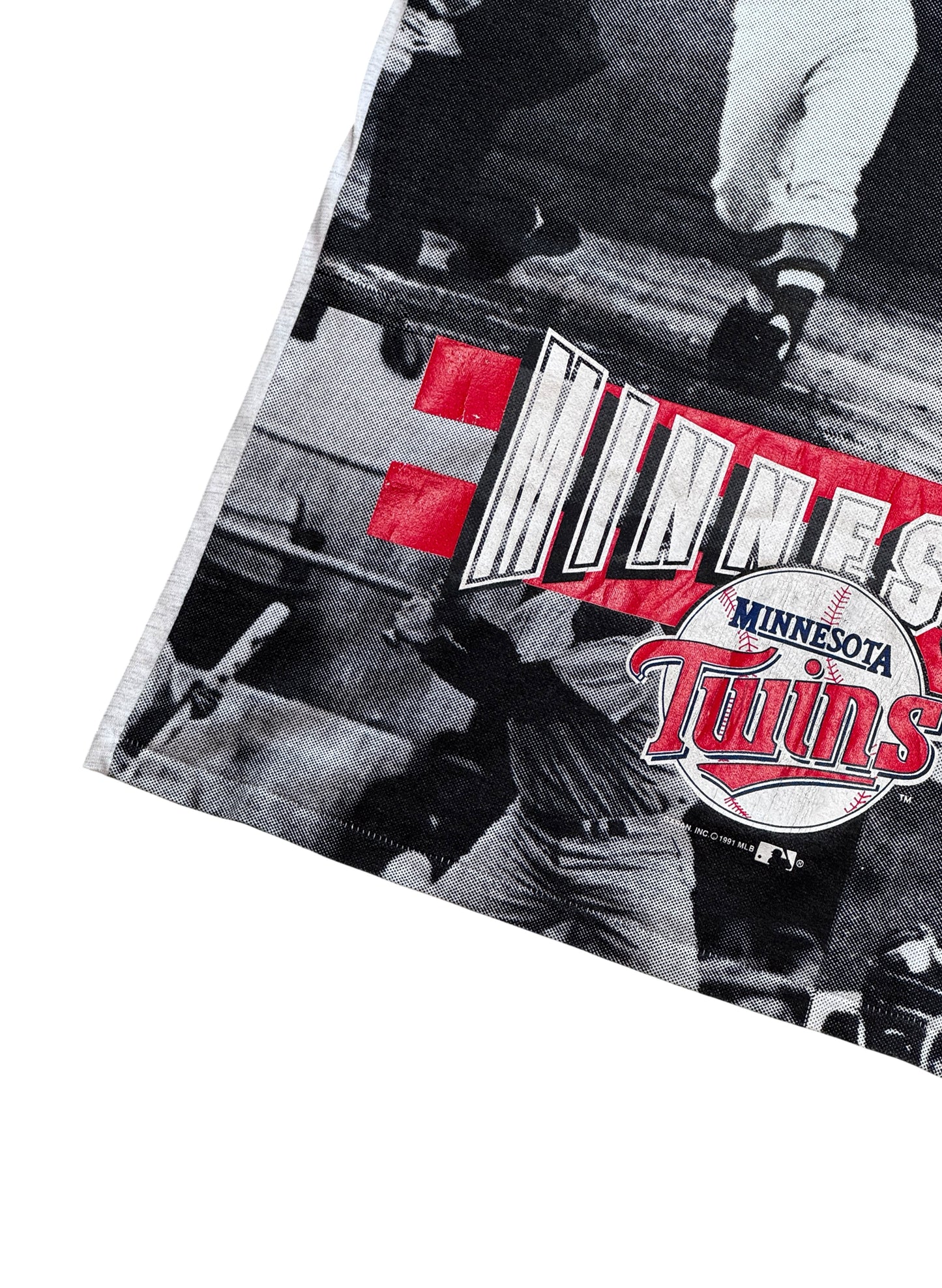 (SUP-748) MLB 1991 MINNESOTA TWINS PHOTO TANKTOP - MADE IN U.S.A.