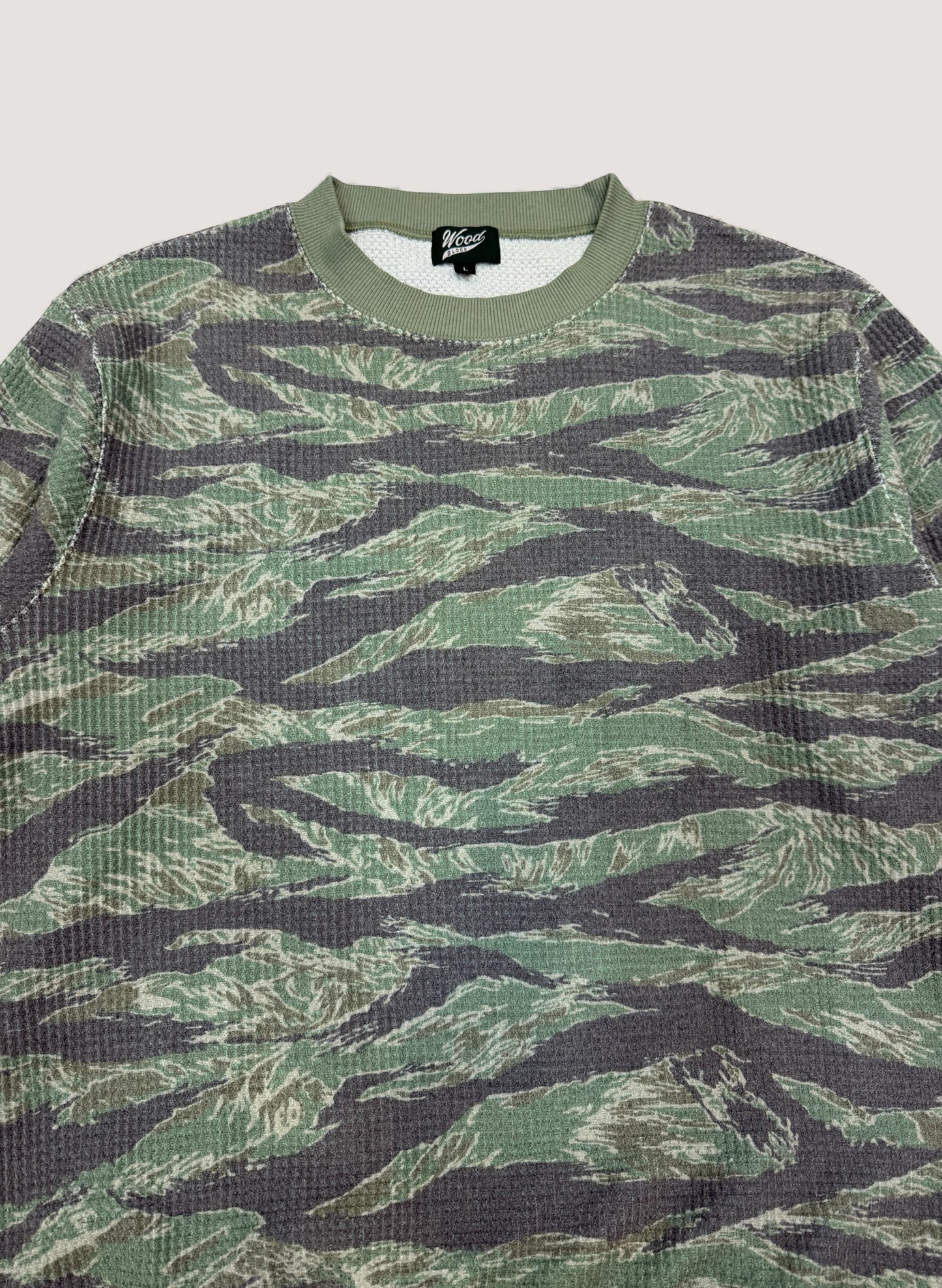 WOODBLOCK THERMAL CREW NECK TIGER CAMO (WB-25AW-015)