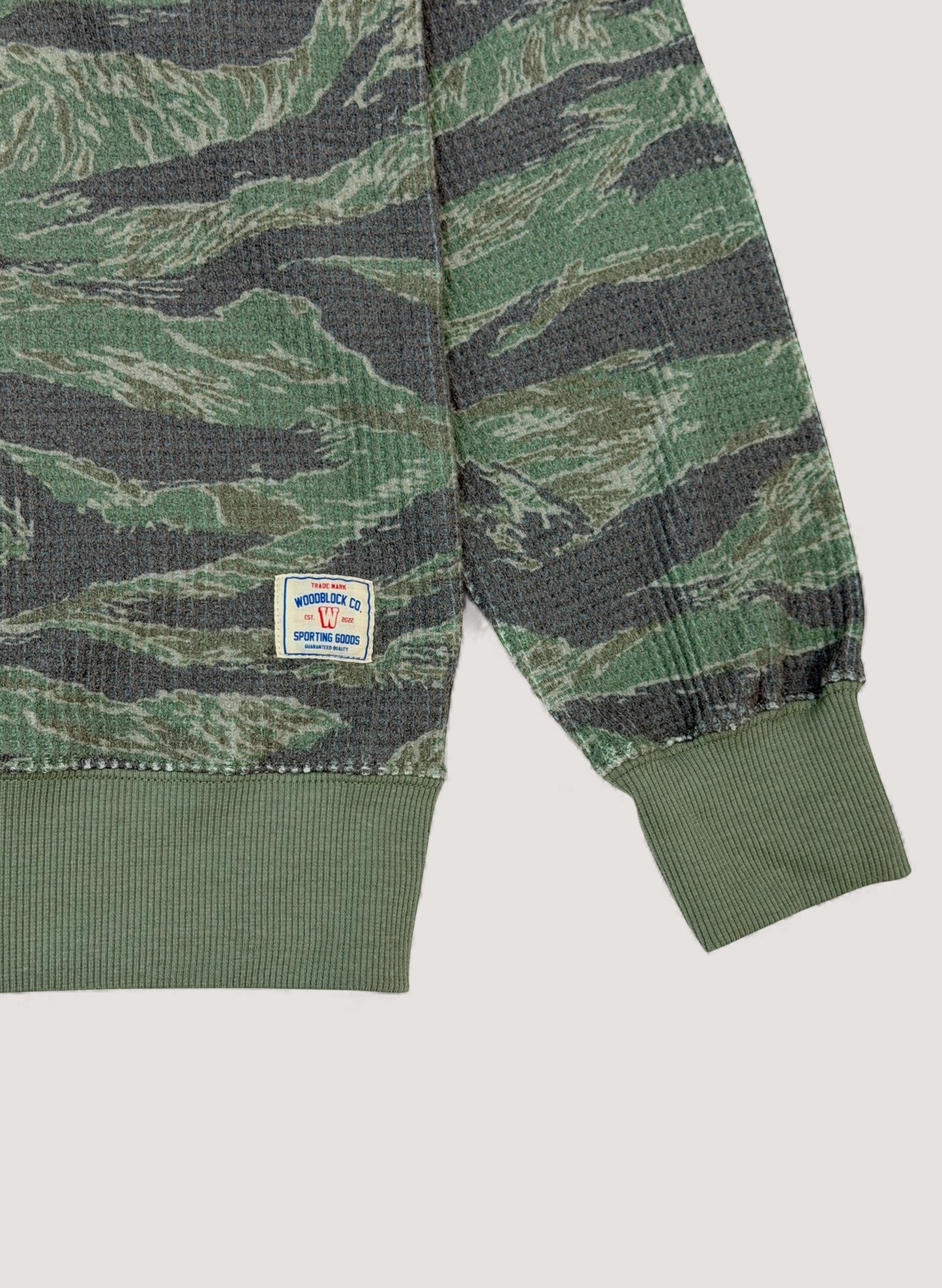 WOODBLOCK THERMAL CREW NECK TIGER CAMO (WB-25AW-015)