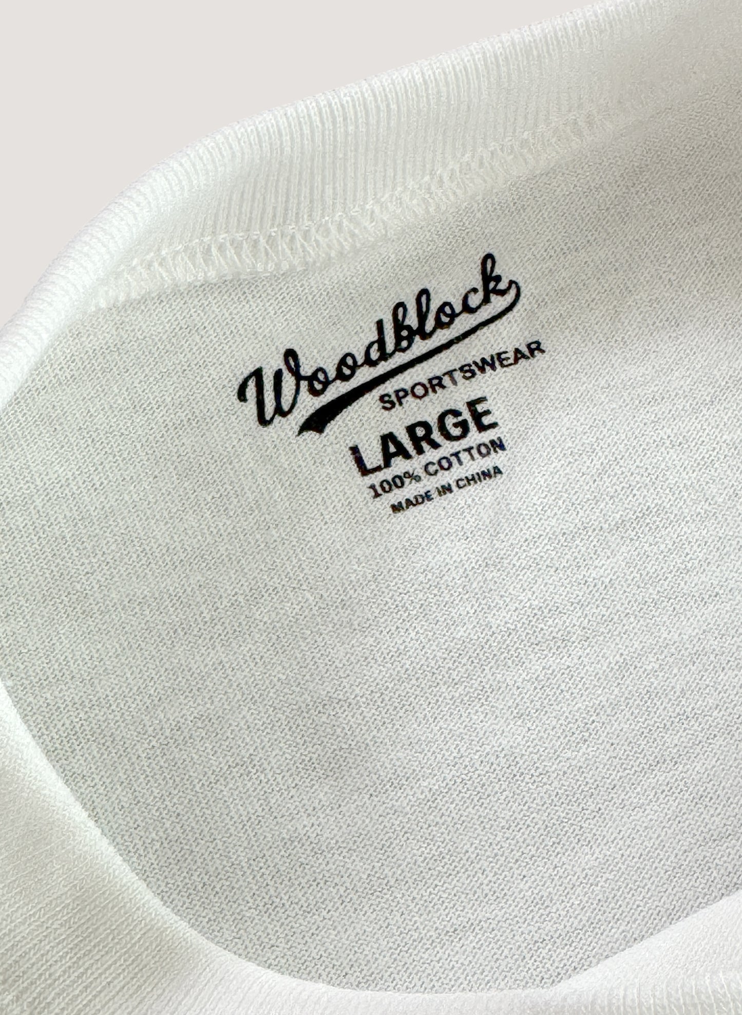 WOODBLOCK S/S WIDE TAPERED SILHOUETTE POCKET T-SHIRT NATURAL(WB-25SS-010)
