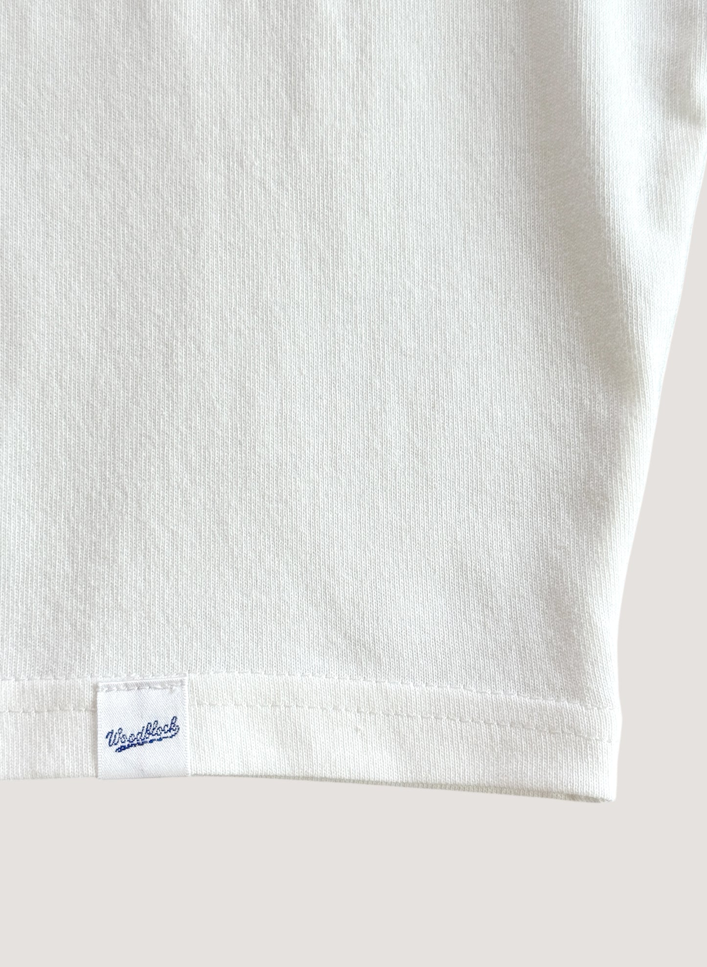 WOODBLOCK S/S WIDE TAPERED SILHOUETTE POCKET T-SHIRT NATURAL(WB-25SS-010)