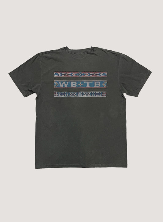 WOODBLOCK × Tah‘Bah TRADERS Beaded Print S/S T-SHIRT (WB-24SS-067)