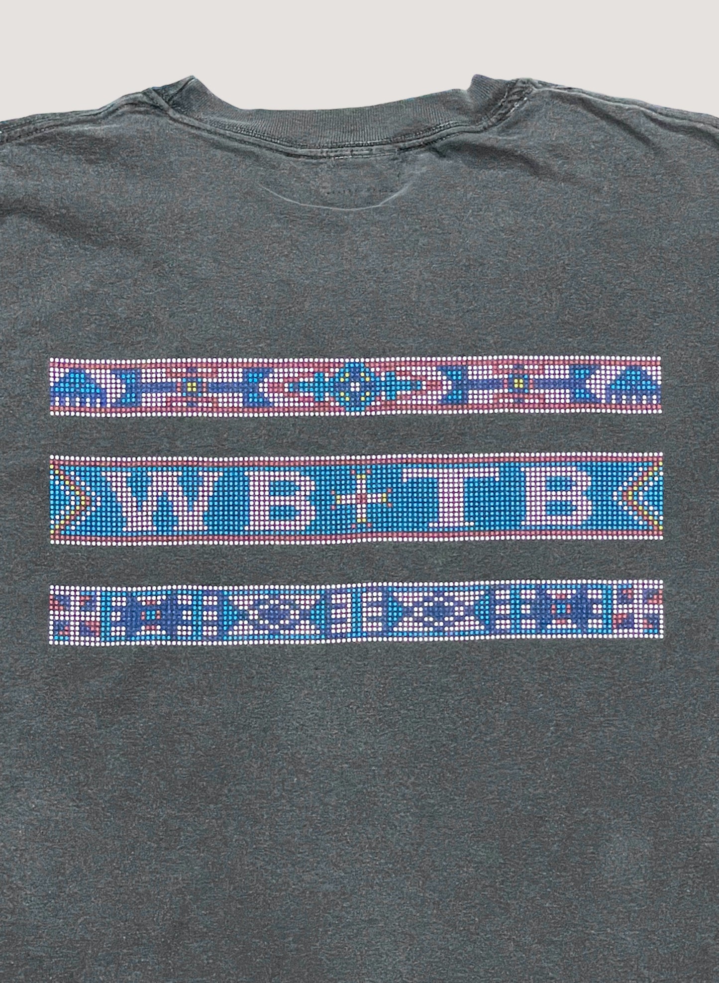 WOODBLOCK × Tah‘Bah TRADERS Beaded Print S/S T-SHIRT (WB-24SS-067)