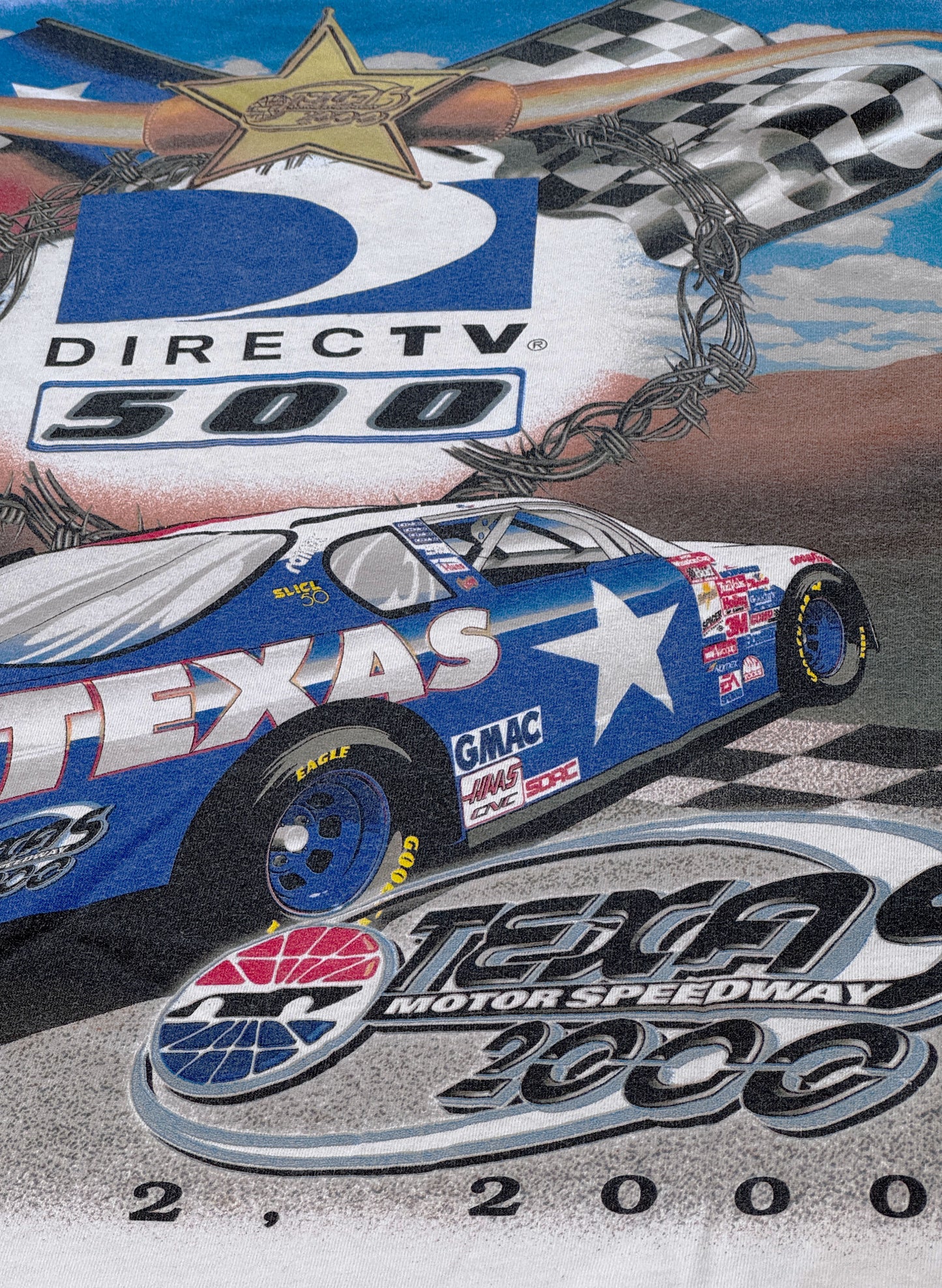 (SUP-668) NASCAR 2000 DirecTV 500 TEXAS MOTOR SPEEDWAY S/S TEE