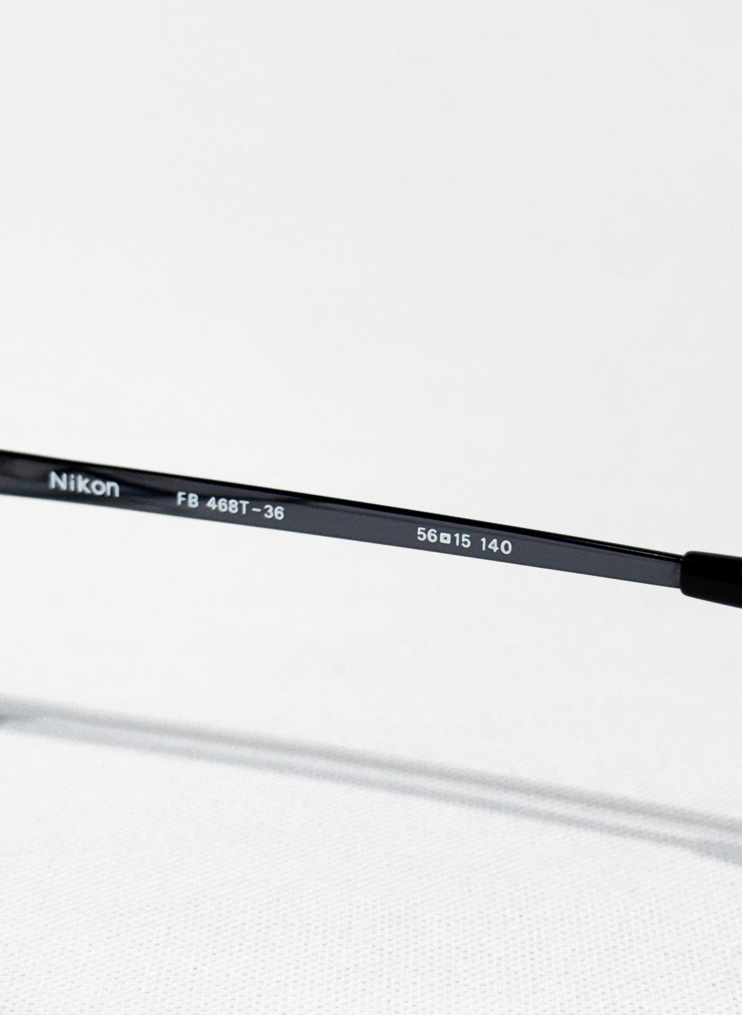 (SUP-645) 90s VINTAGE TWO BRIDGE TITAN FRAME GLASSES - Nikon TITEX