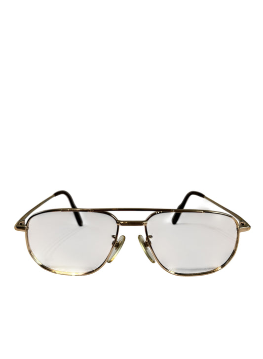 (SUP-339) 90's VINTAGE TWO BRIDGE GLASSES mila schon - Ti-P（レンズなし）