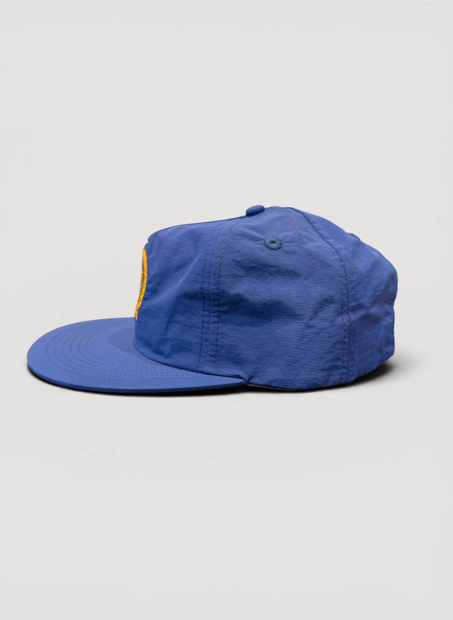 Uncle Jay's Vintage NY EMBLEM Stitched Ripstop Nylon Cap BLUE (UNCLE-014)