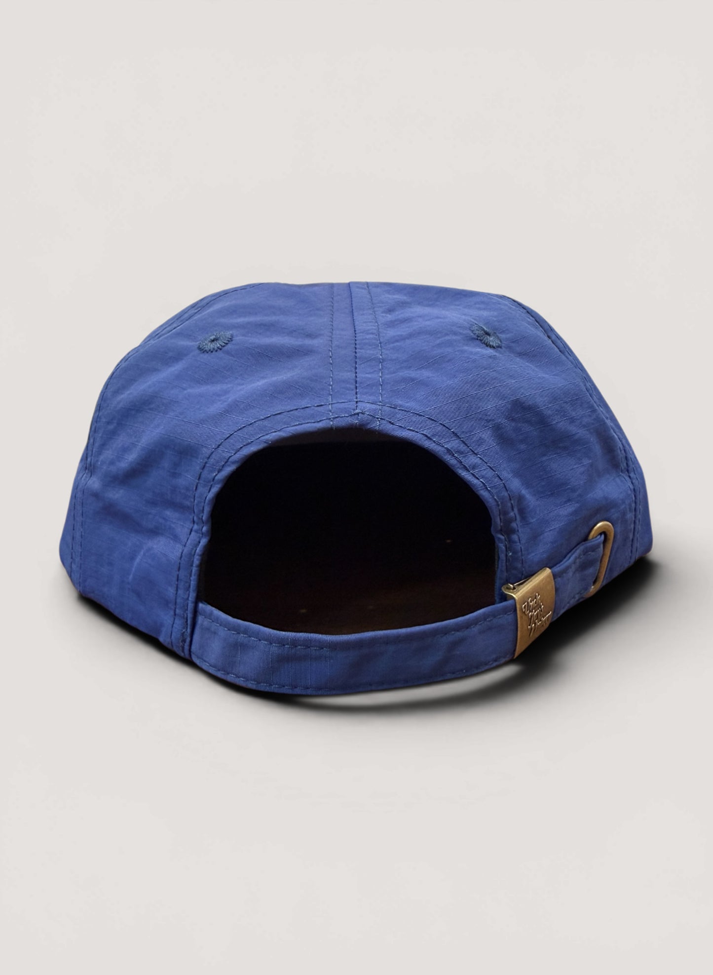 Uncle Jay's Vintage NY EMBLEM Stitched Ripstop Nylon Cap BLUE (UNCLE-014)