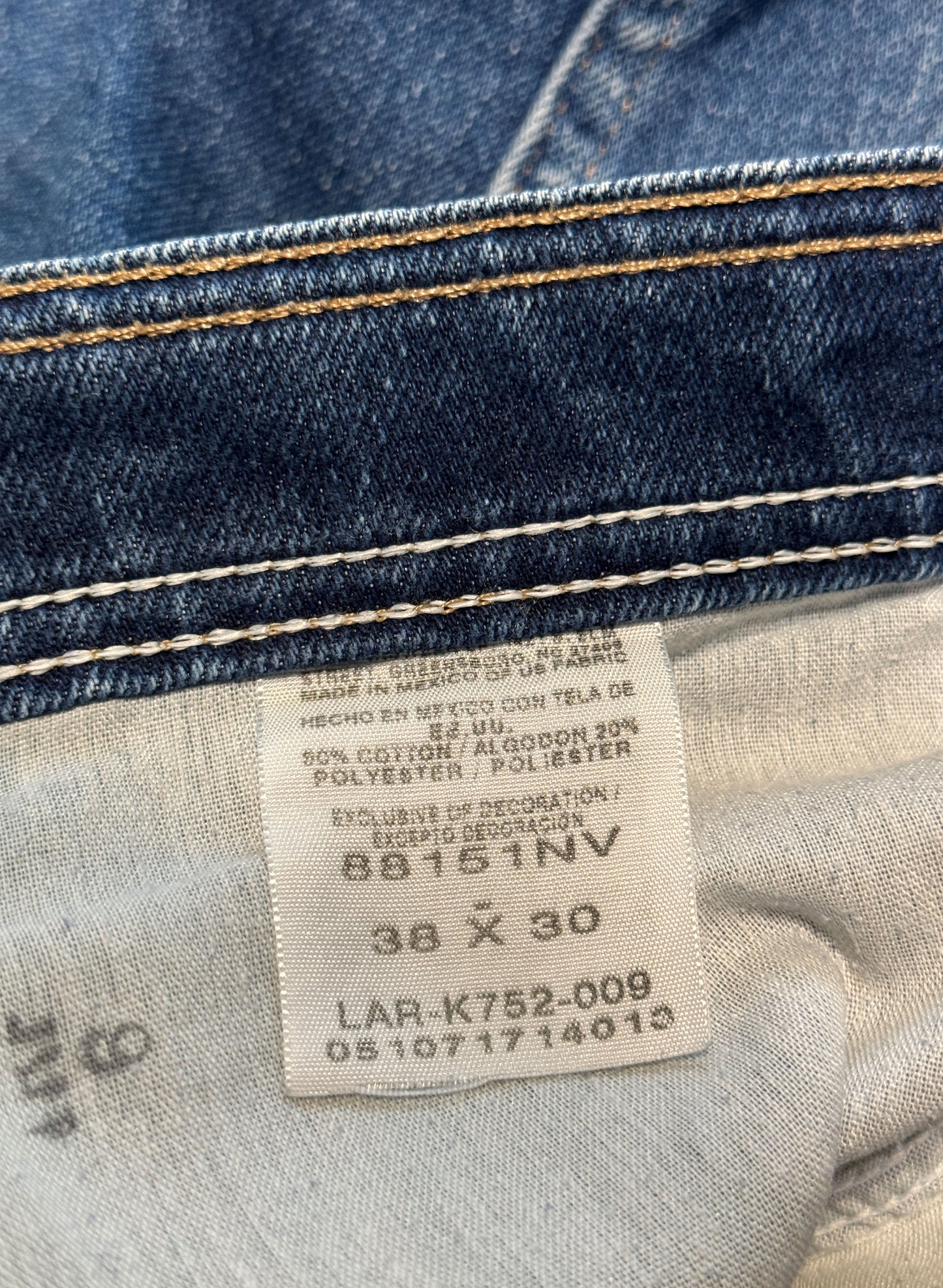 (SUP-482) VF JEANSWEAR DENIM SLACKS - MADE IN MEXICO