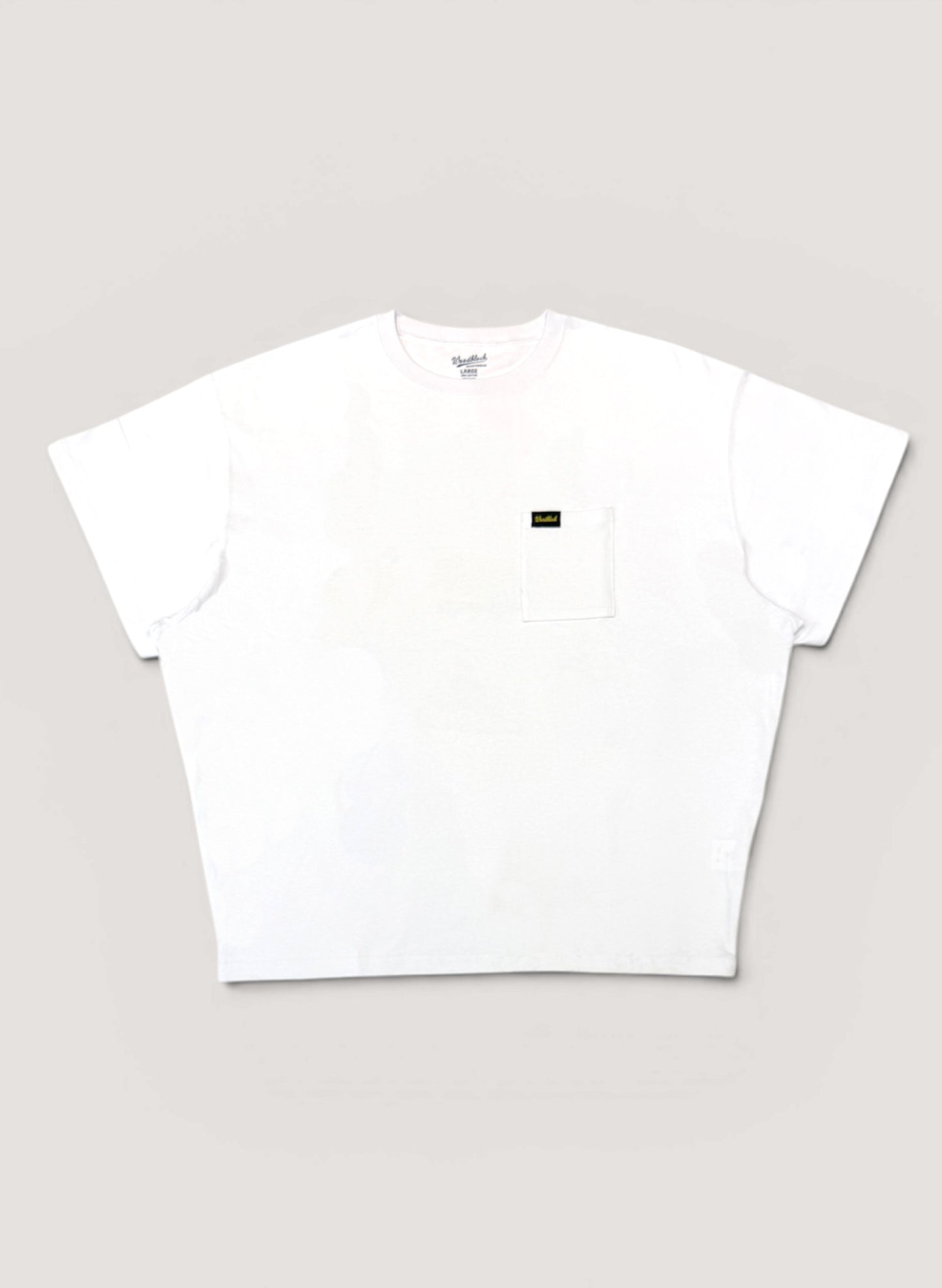 WOODBLOCK x TSUYOSHI YAMANAKA NEW YORK POCKET T-SHIRT WHITE (WB-26SS-024)