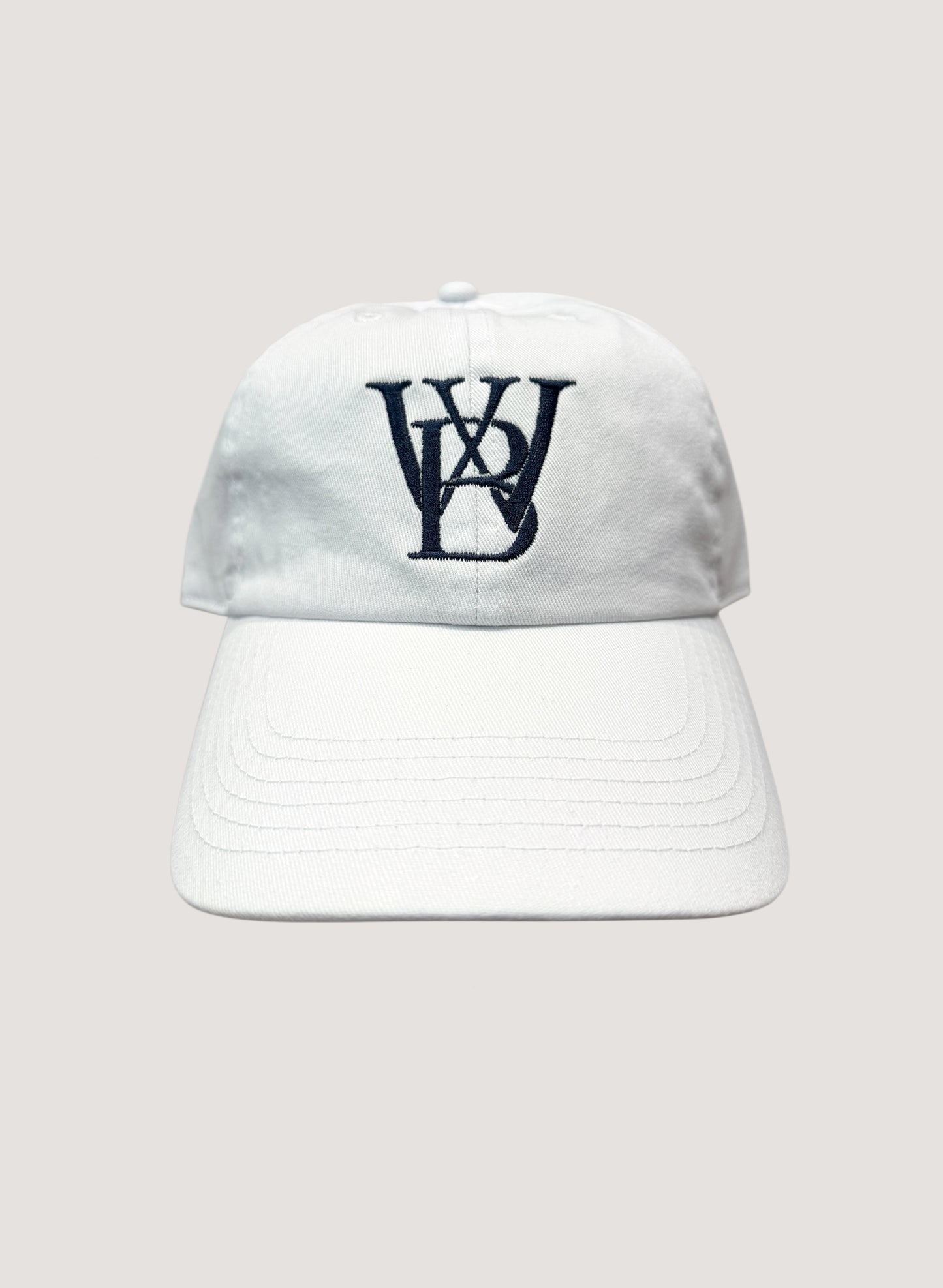 WOODBLOCK WB CLASSIC LOGO CAP WHITE/NAVY (WB-CL-003)