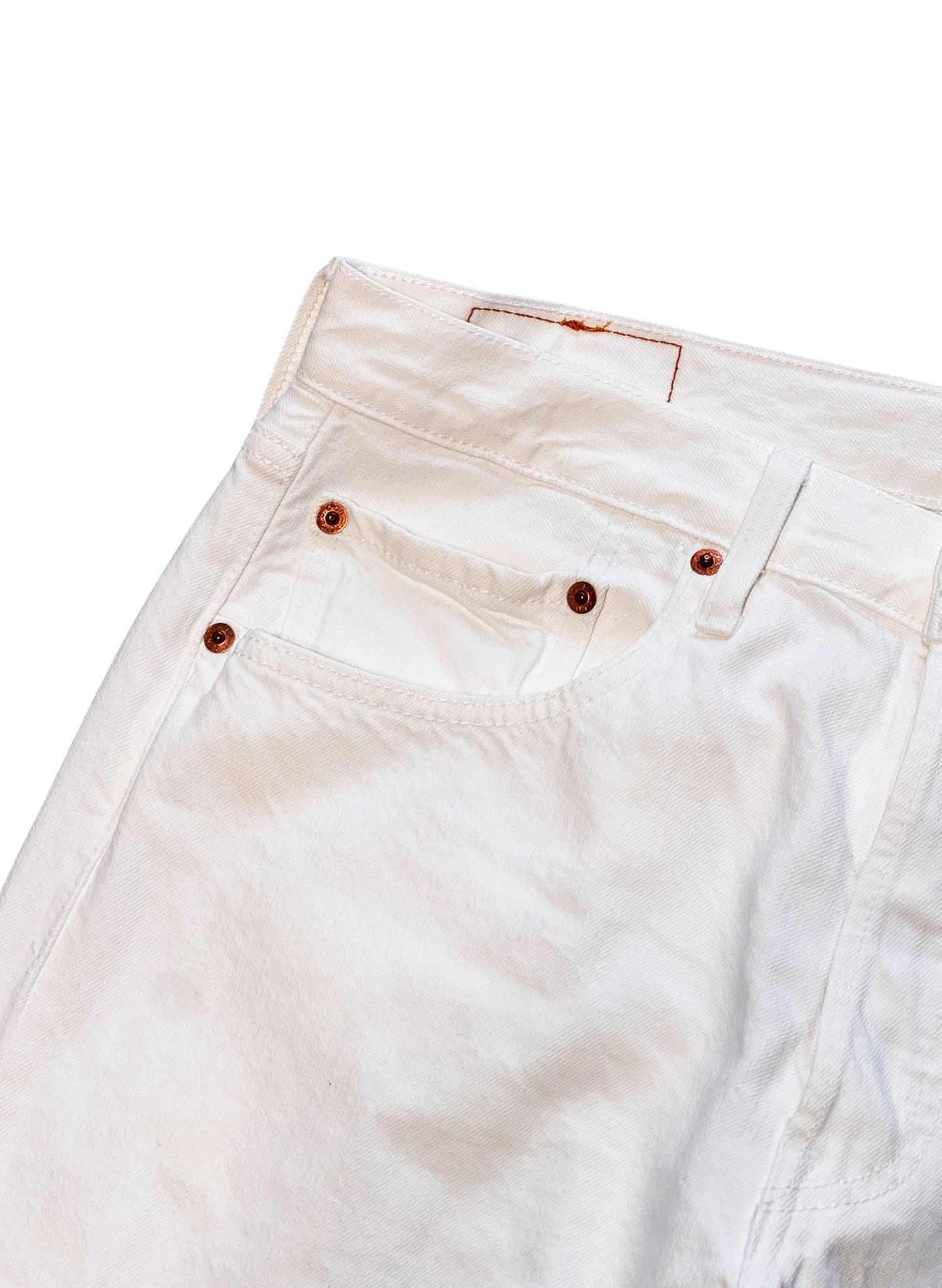 (SUP-570) LEVI'S 501 WHITE DENIM JEANS