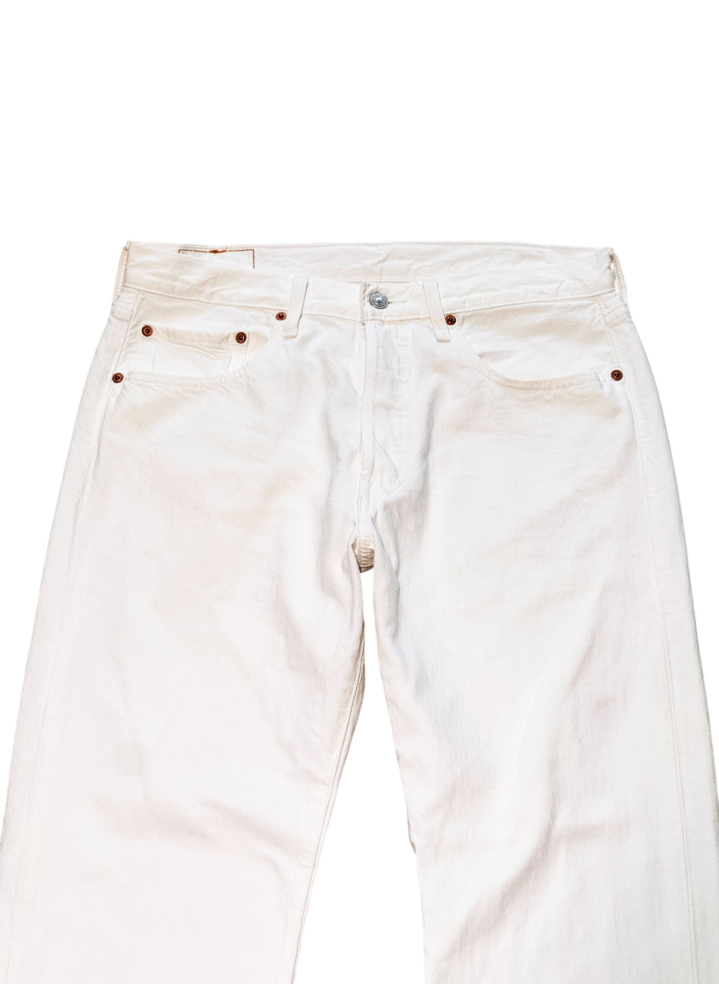 (SUP-570) LEVI'S 501 WHITE DENIM JEANS