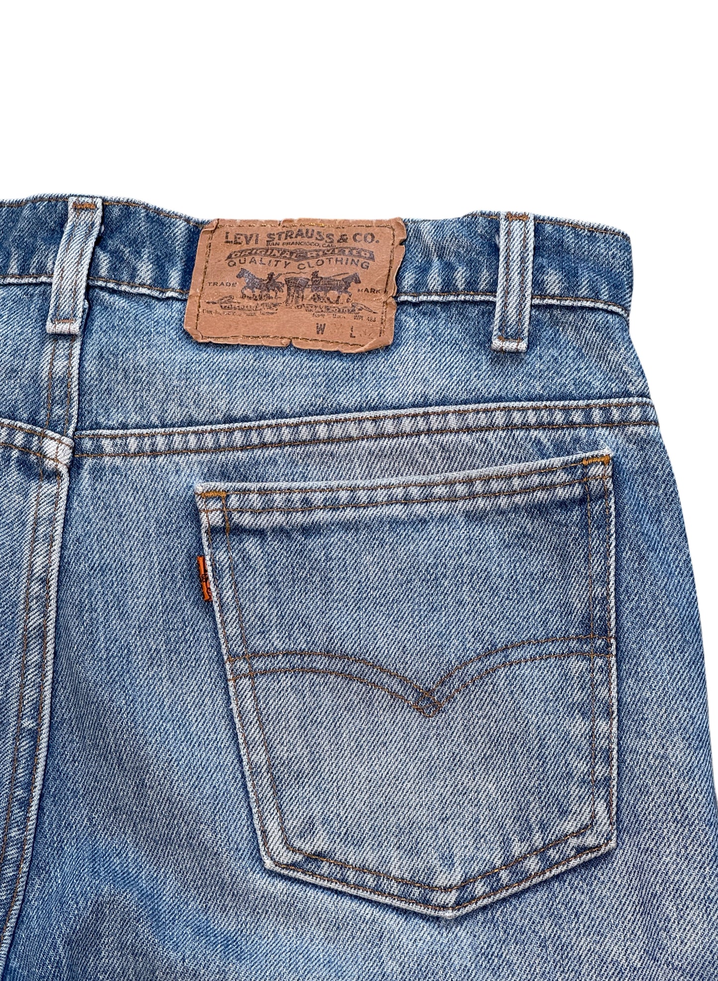 (SUP-636) 90s LEVI'S 517 BOOT CUT "ORANGE TAB" - MADE IN U.S.A.