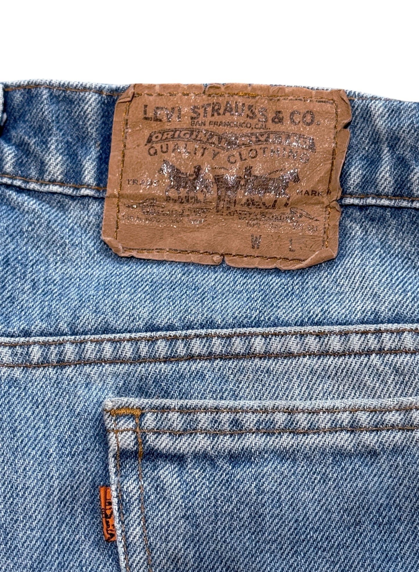 (SUP-636) 90s LEVI'S 517 BOOT CUT "ORANGE TAB" - MADE IN U.S.A.