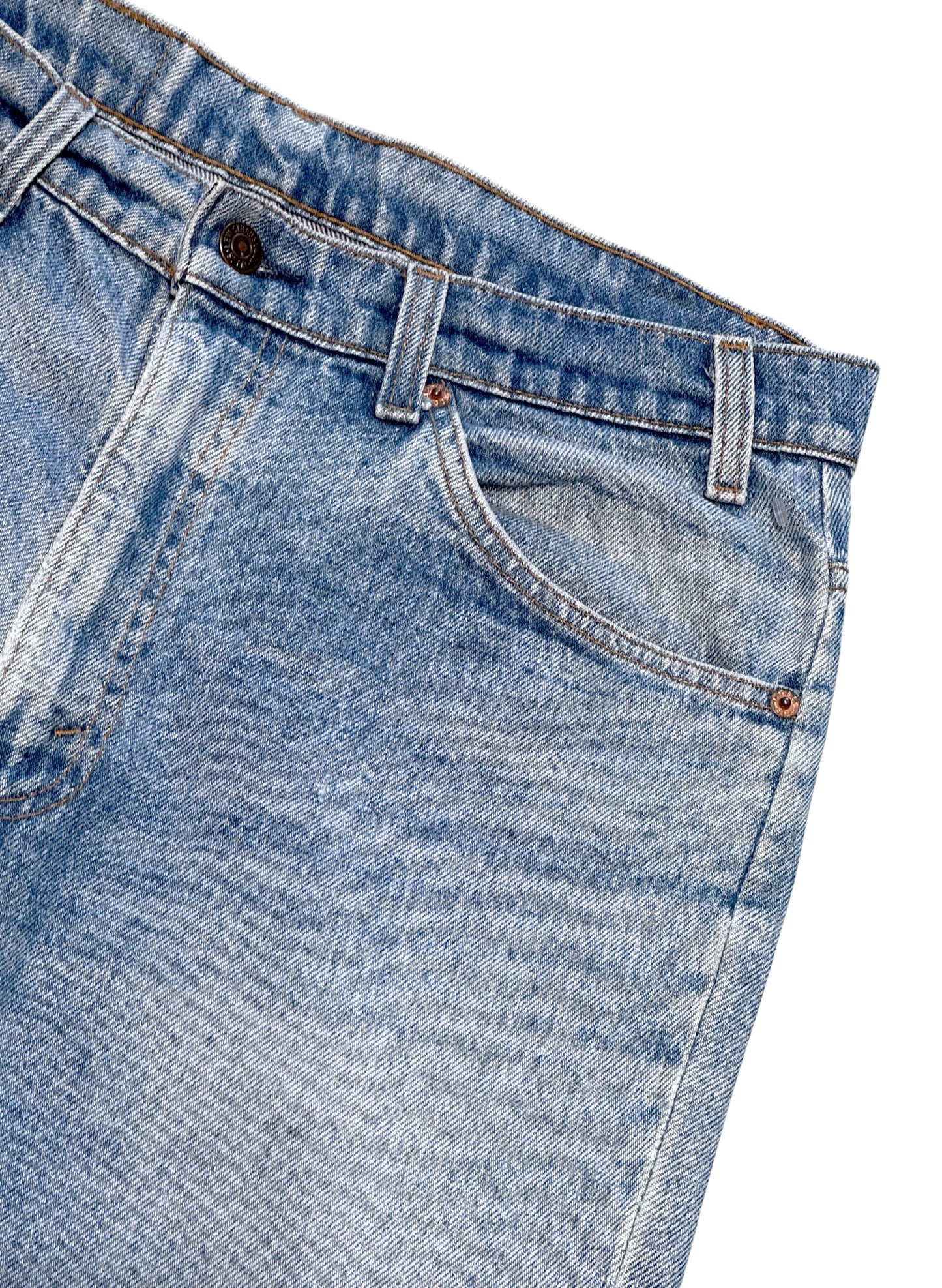 (SUP-636) 90s LEVI'S 517 BOOT CUT "ORANGE TAB" - MADE IN U.S.A.