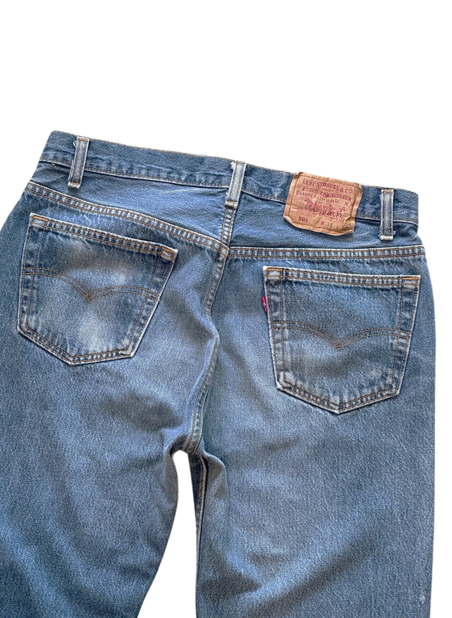 (SUP-620) 90s LEVI'S 501 "REPAIR" - MADE IN U.S.A.