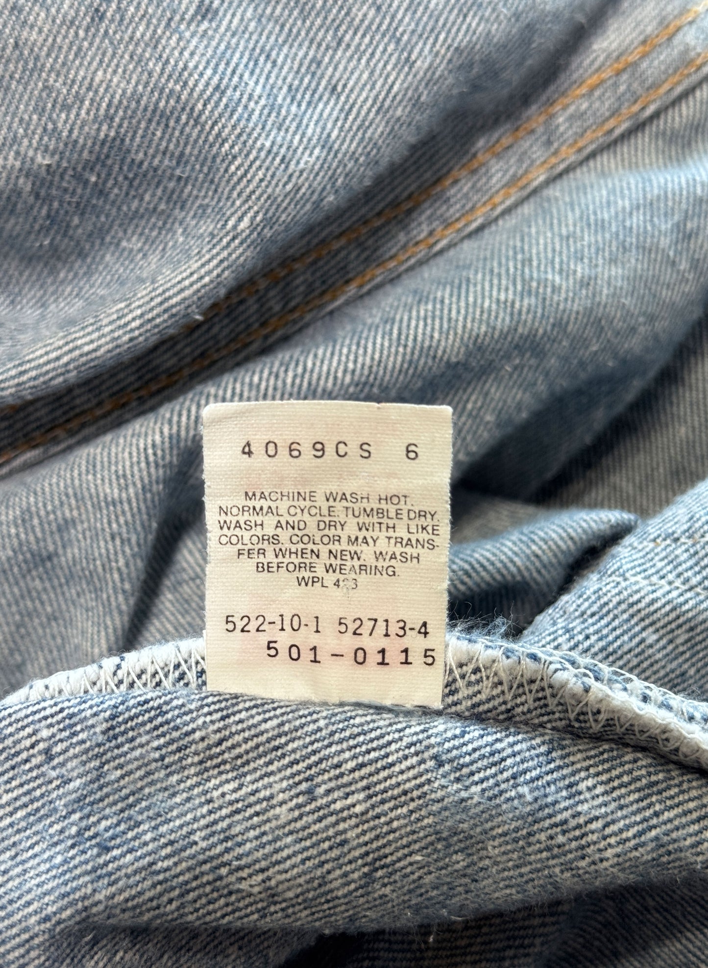 (SUP-620) 90s LEVI'S 501 "REPAIR" - MADE IN U.S.A.