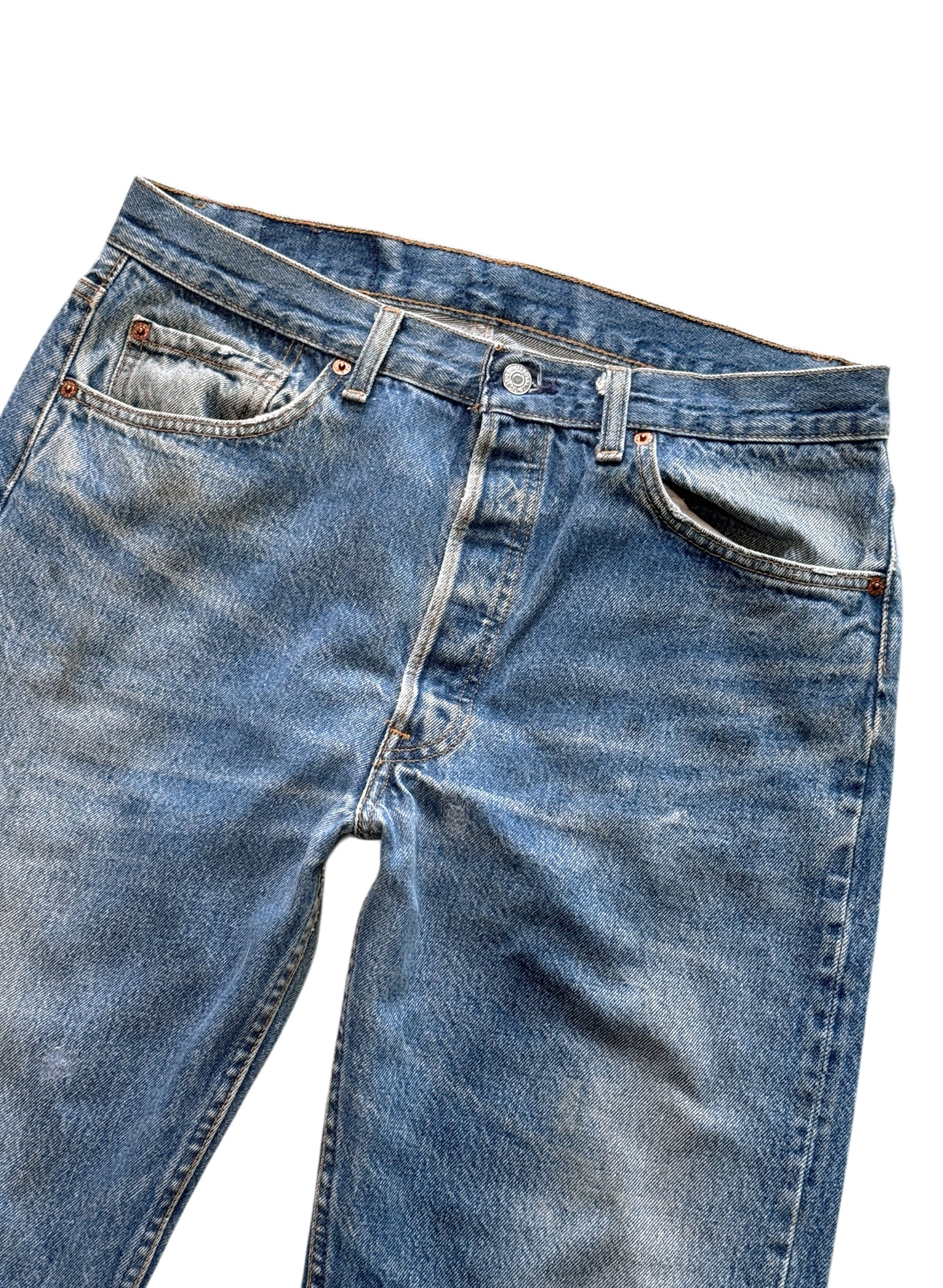 (SUP-620) 90s LEVI'S 501 "REPAIR" - MADE IN U.S.A.