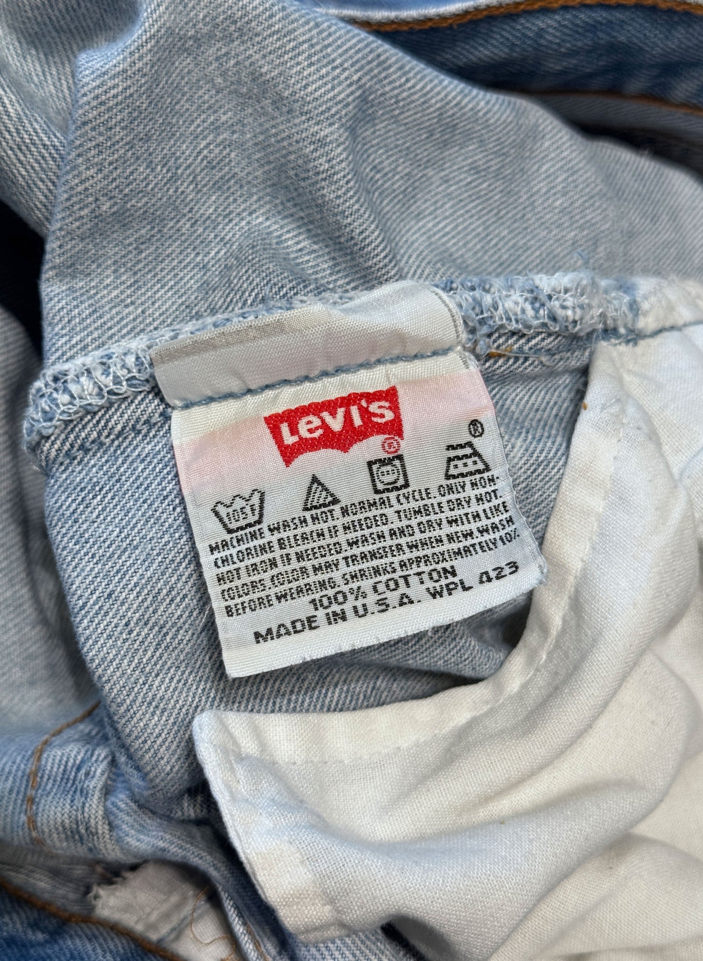 (SUP-635) 90s LEVI'S 501 "DAMAGE" - MADE IN U.S.A.