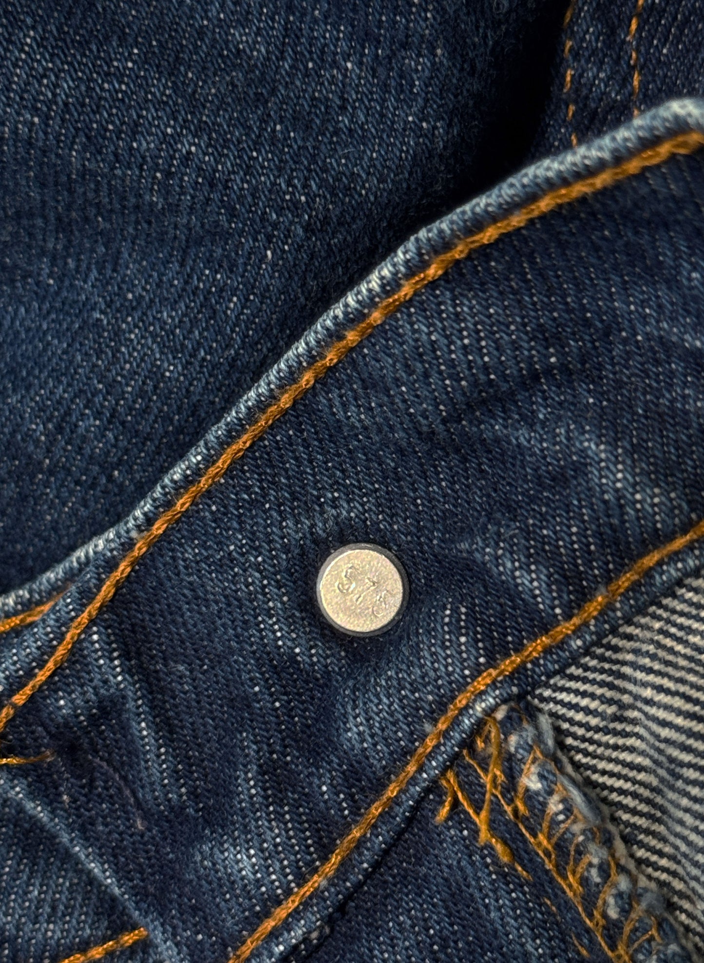 (SUP-658) 90s LEVI'S 517 BOOT CUT "ORANGE TAB" "CUT OFF" - MADE IN U.S.A.
