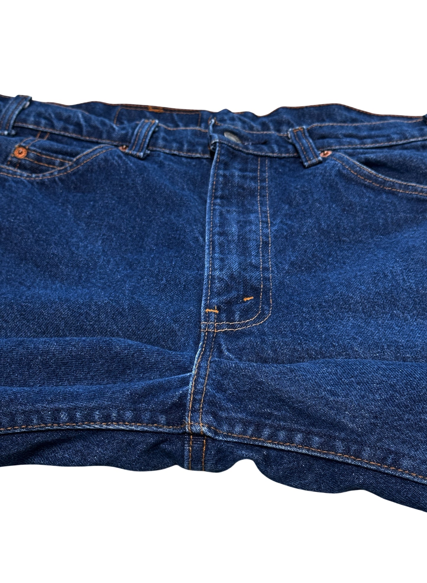 (SUP-658) 90s LEVI'S 517 BOOT CUT "ORANGE TAB" "CUT OFF" - MADE IN U.S.A.