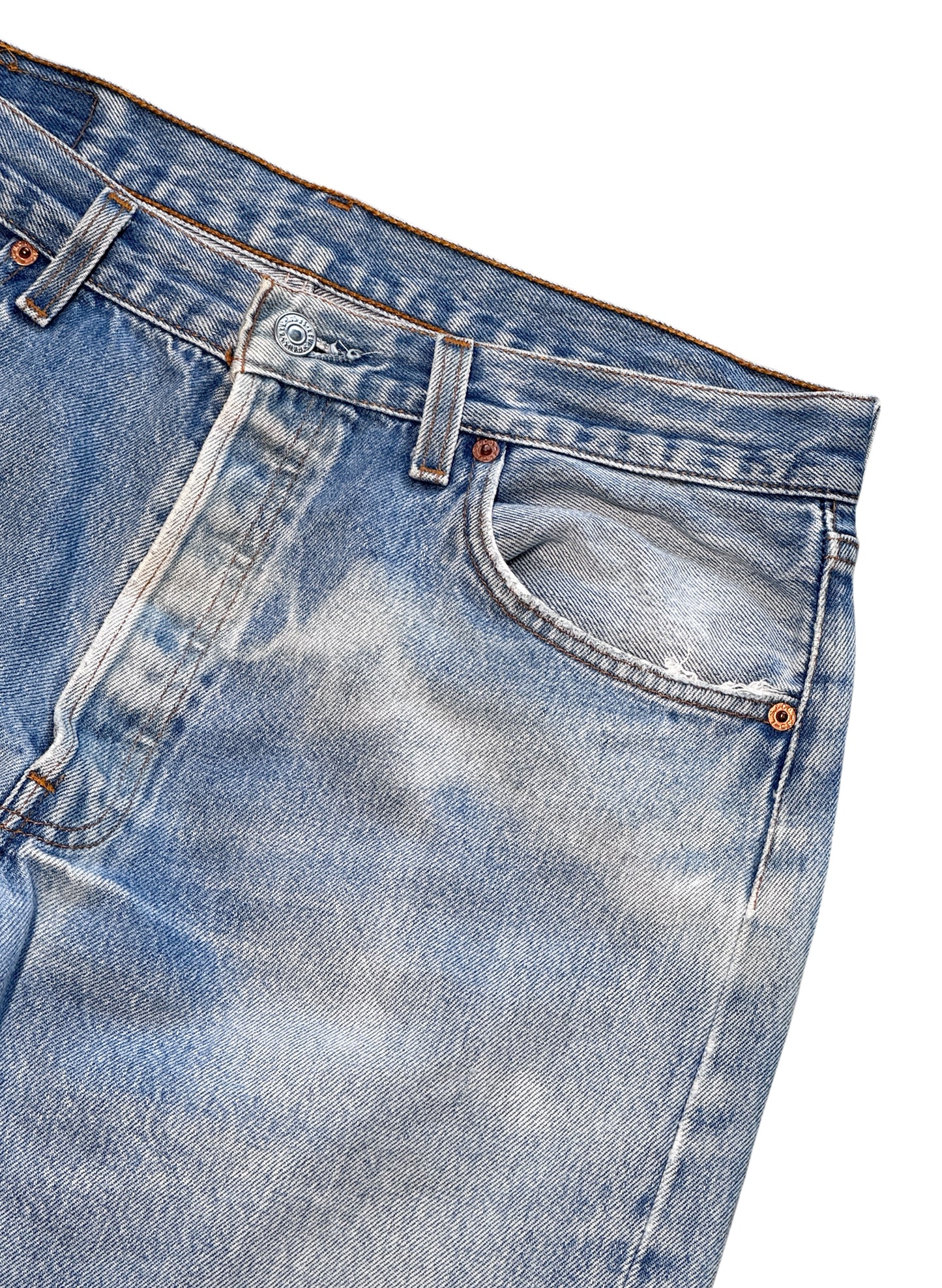(SUP-635) 90s LEVI'S 501 "DAMAGE" - MADE IN U.S.A.