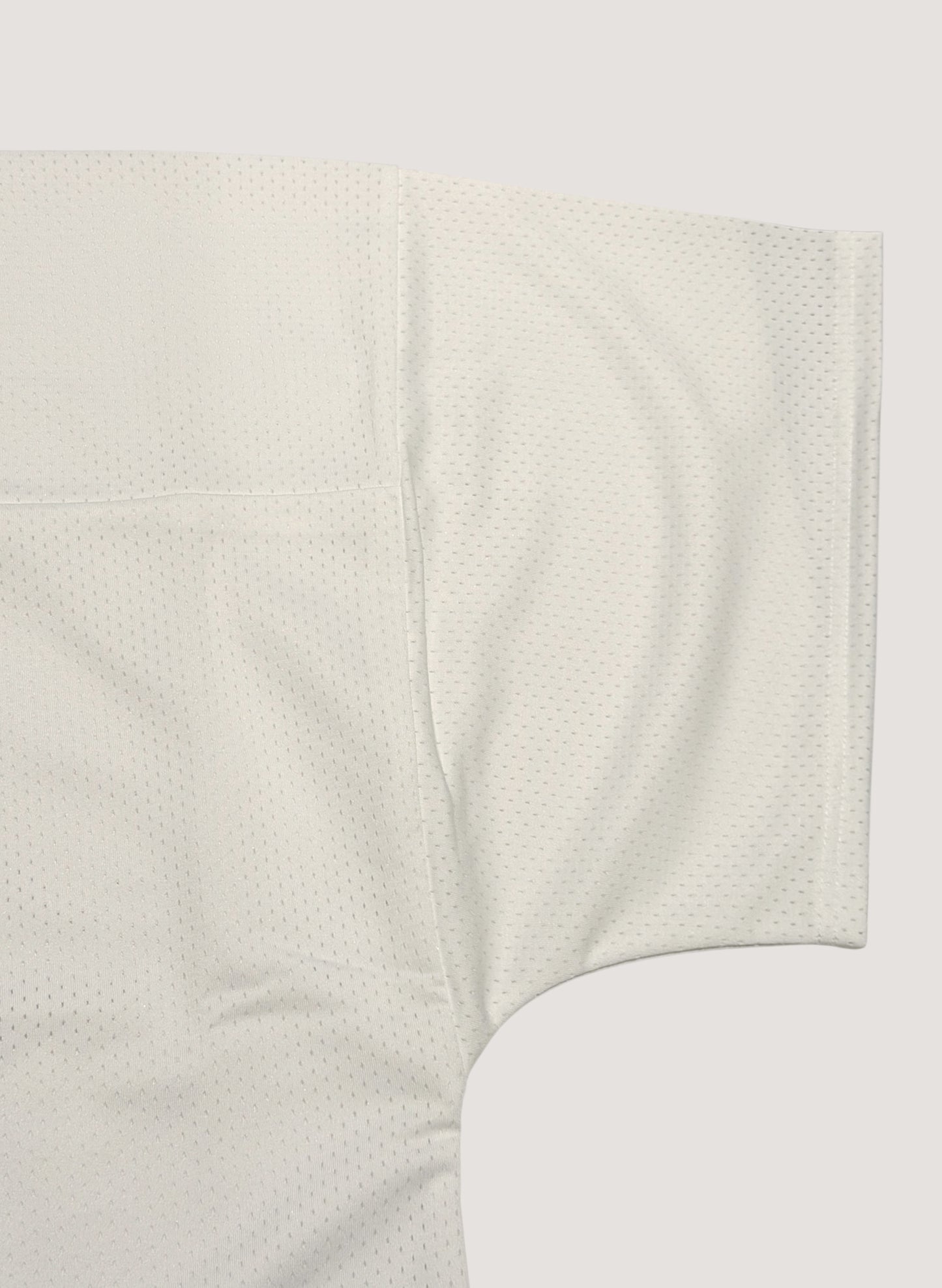 WOODBLOCK 36 S/S CREW NECK MESH FOOTBALL SHIRT WHITE/BLUE (WB-26SS-020)