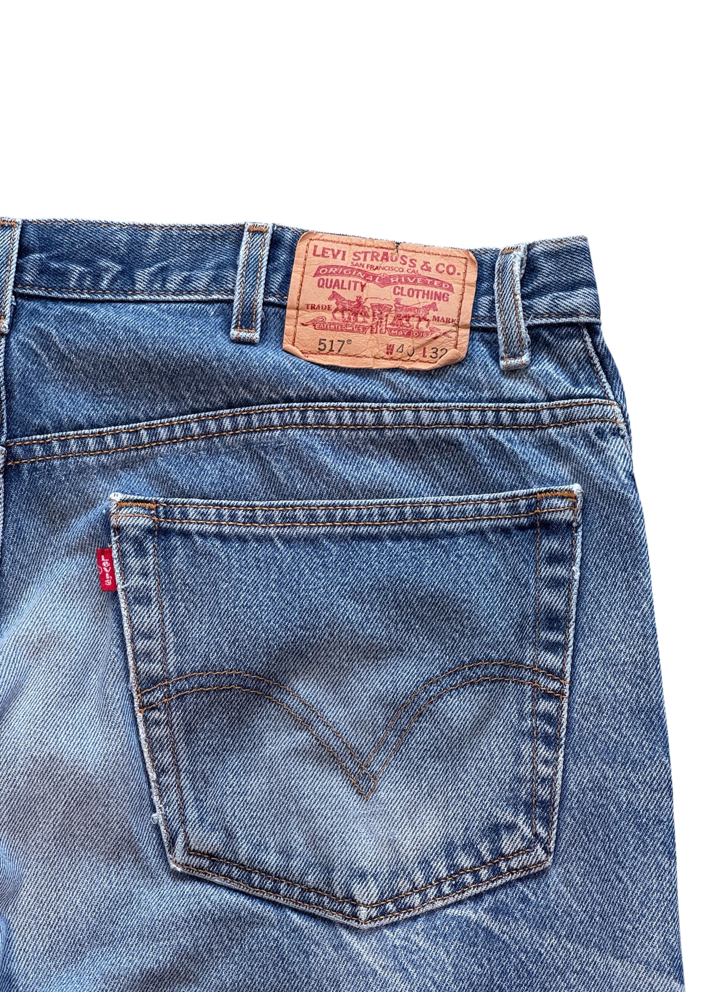 (SUP-801) LEVI'S 517 BOOTS CUT DENIM - W40 - MADE IN MEXICO
