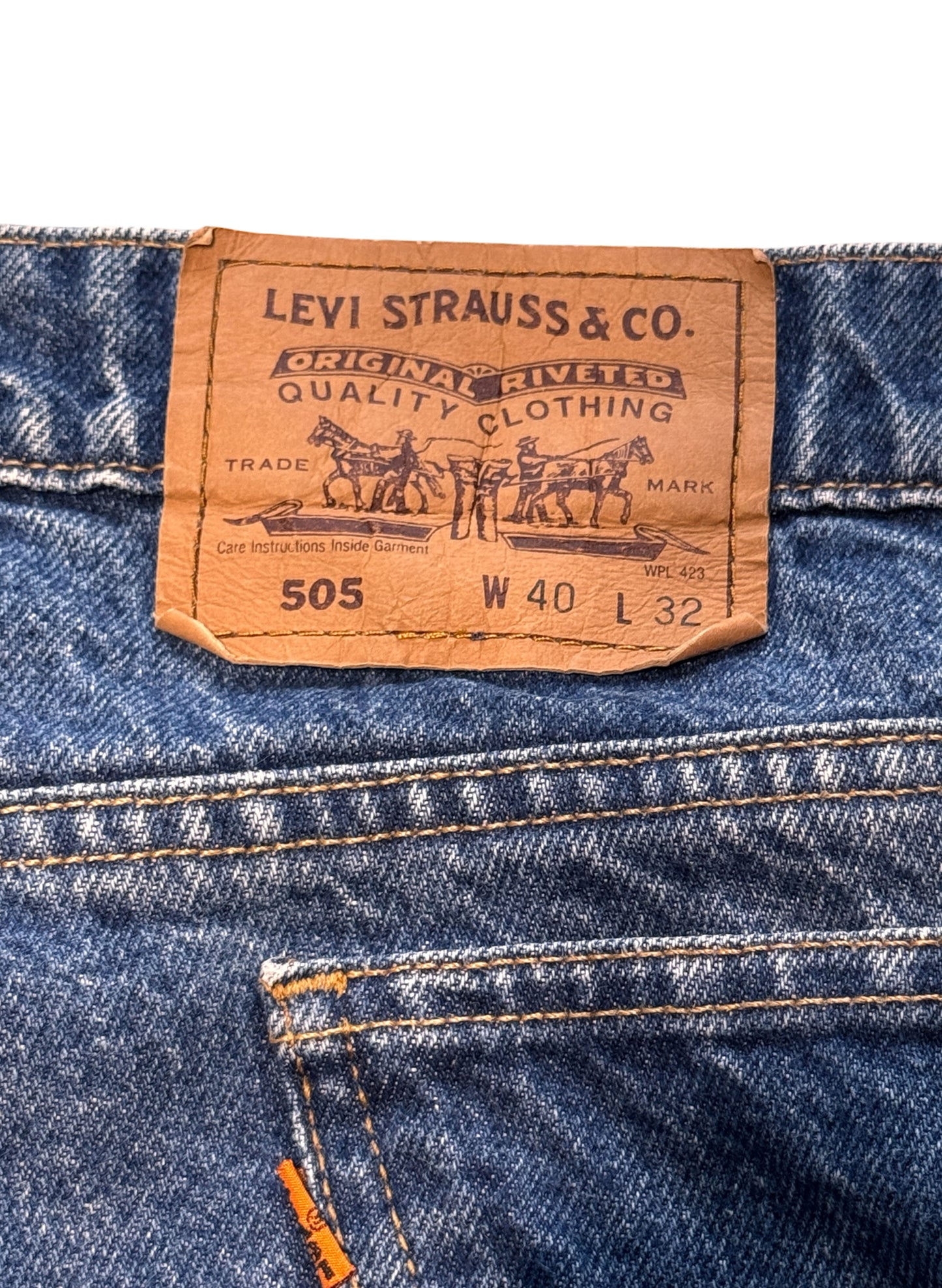 (SUP-571) LEVI'S 505 "BIG SIZE" "ORANGE TAB" - MADE IN MEXICO