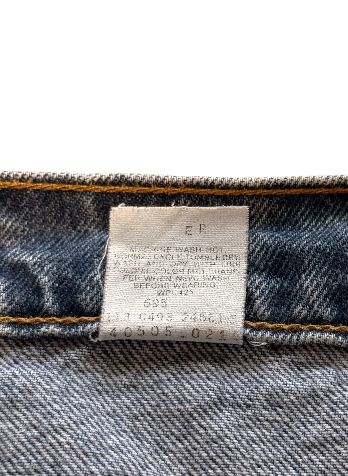 (SUP-571) LEVI'S 505 "BIG SIZE" "ORANGE TAB" - MADE IN MEXICO