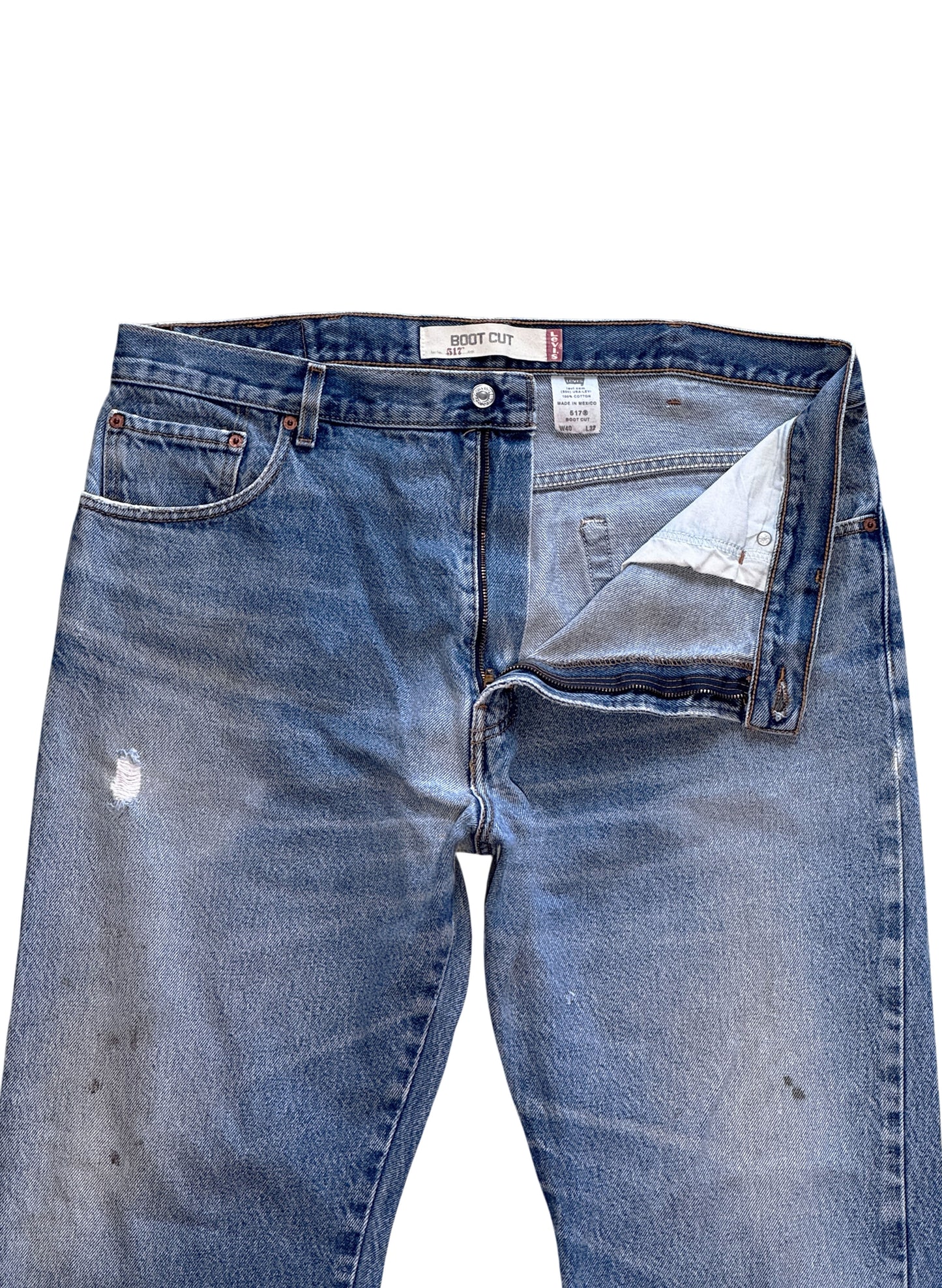 (SUP-801) LEVI'S 517 BOOTS CUT DENIM - W40 - MADE IN MEXICO